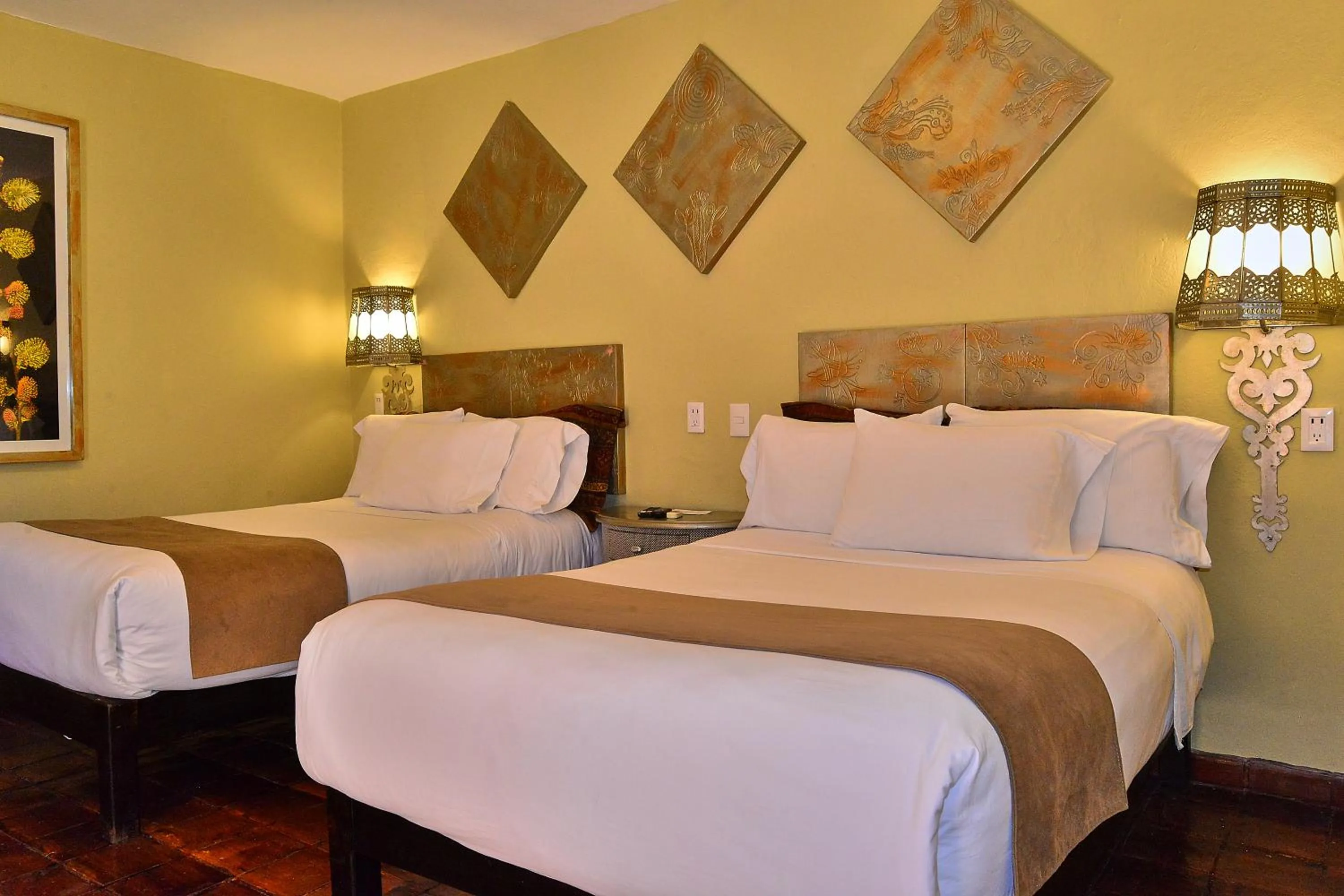 Bed in Hotel Mesones 49