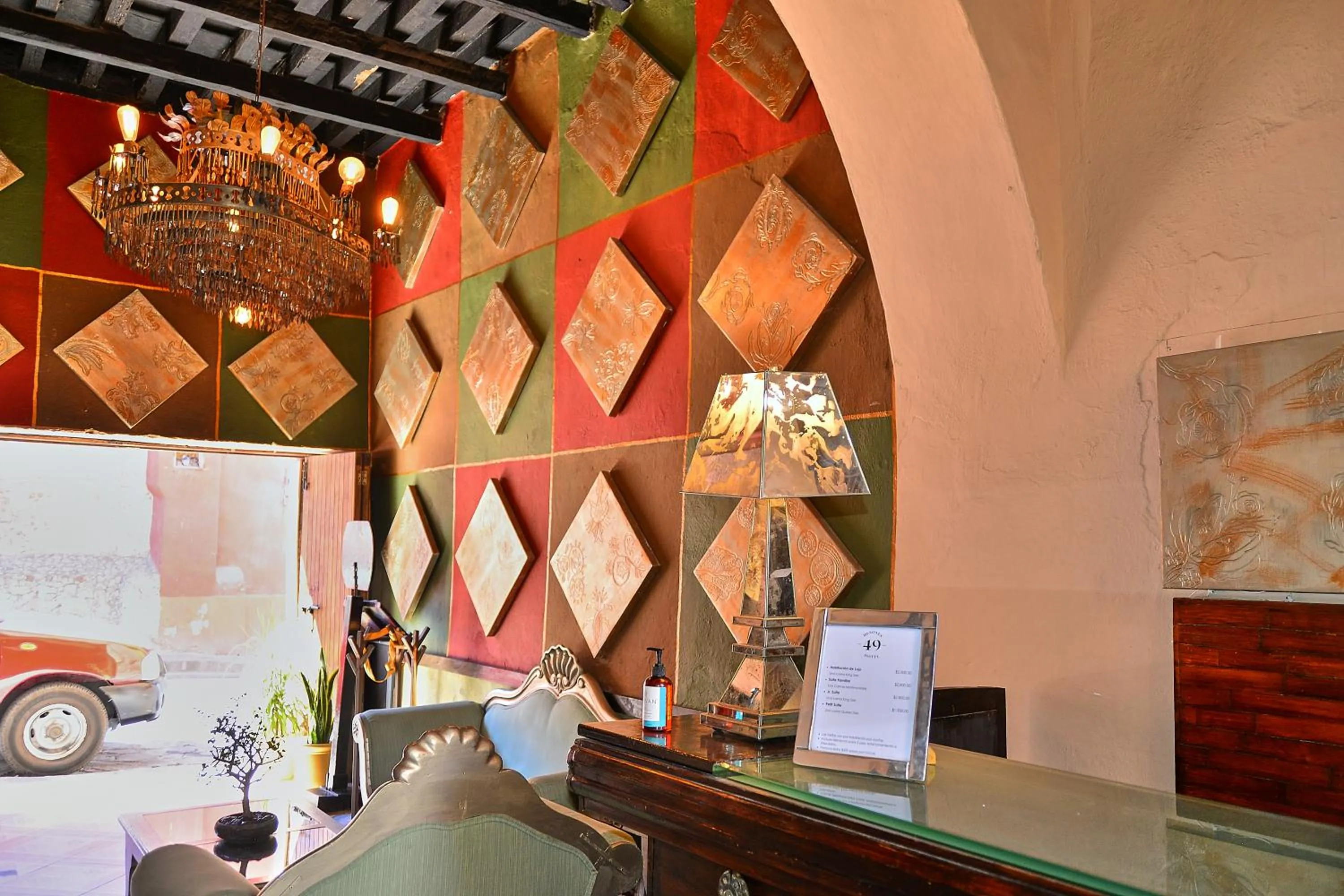 Lobby or reception in Hotel Mesones 49