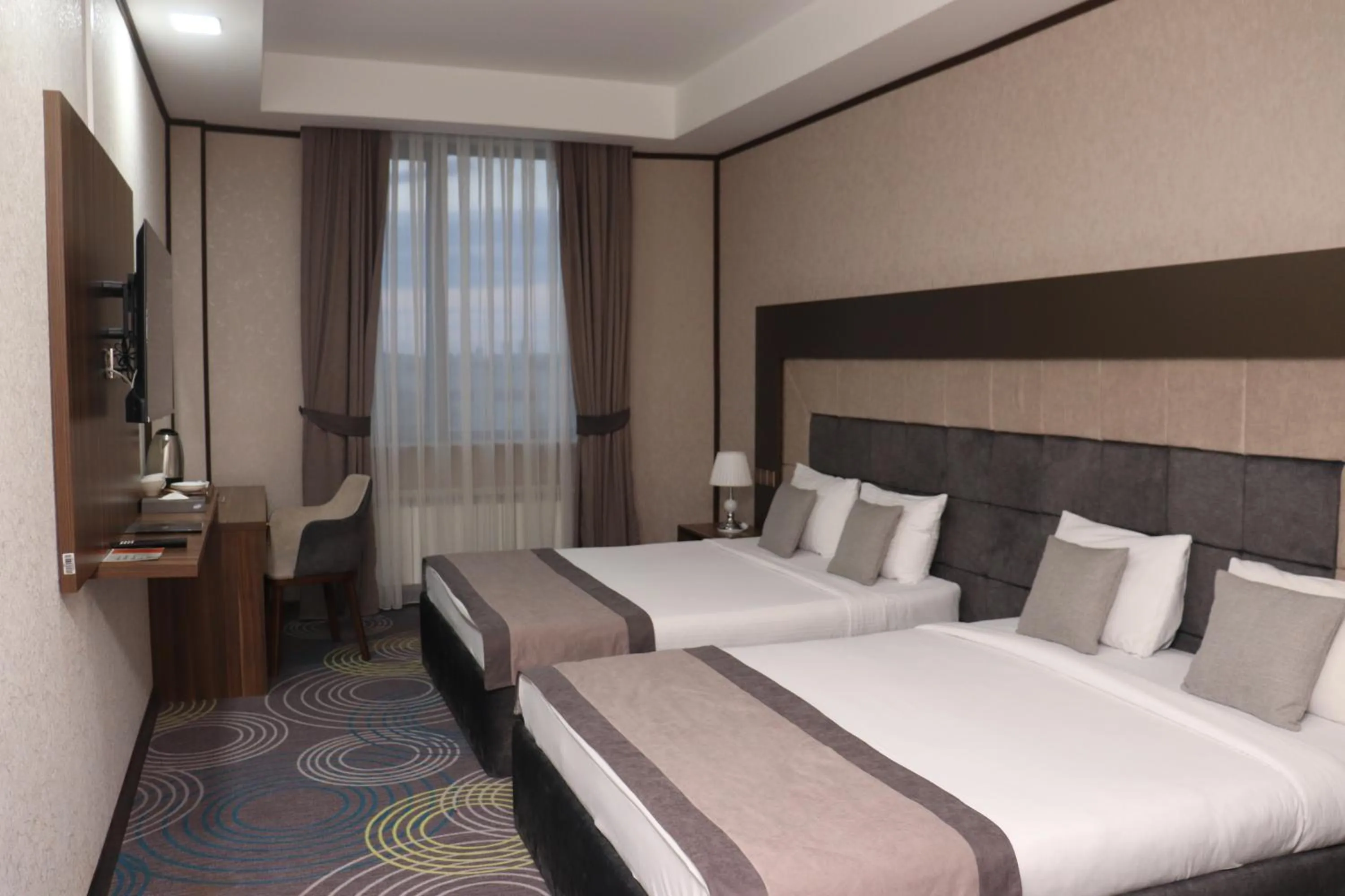 Bed in Volga Hotel Baku