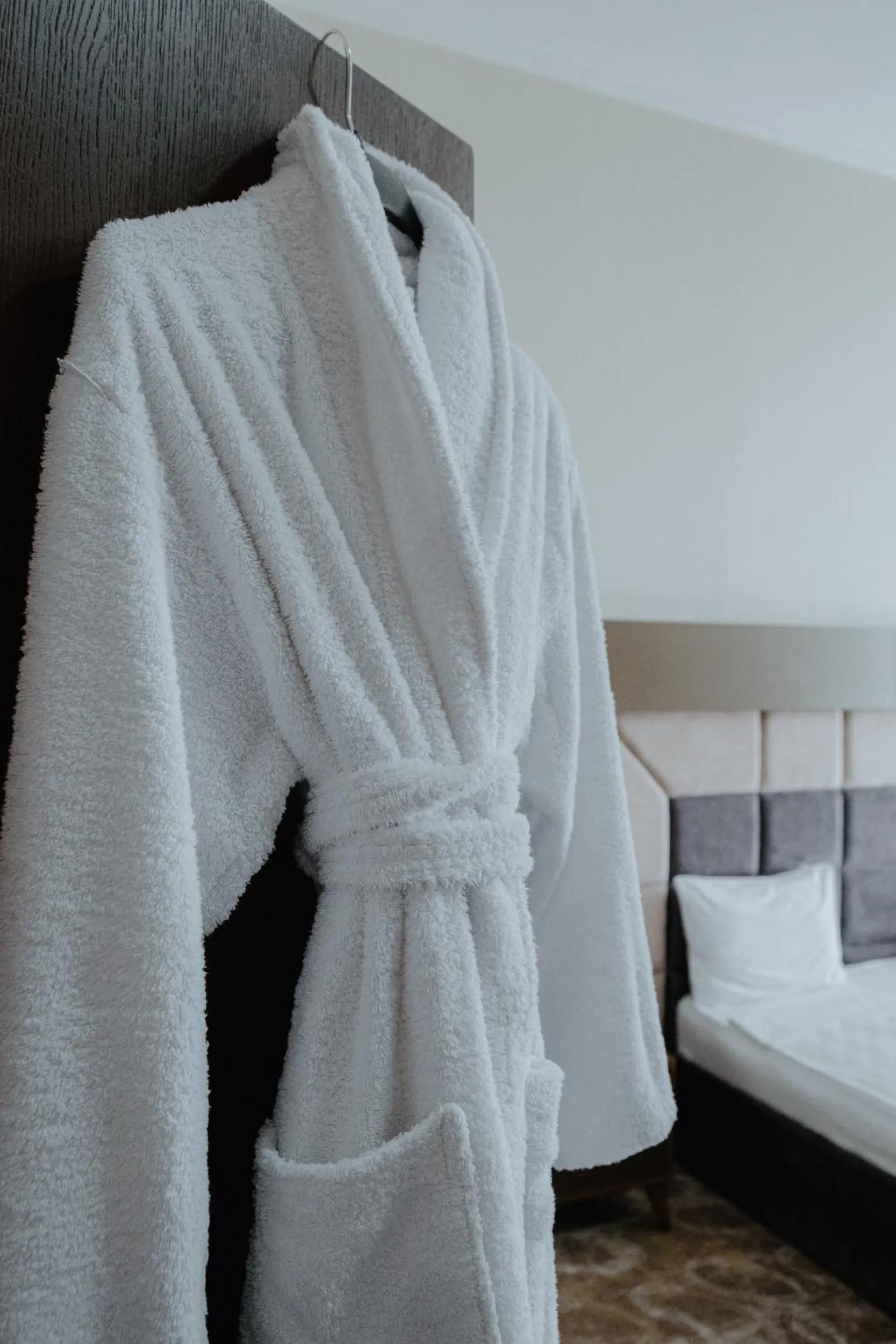 towels, Bed in Volga Hotel Baku