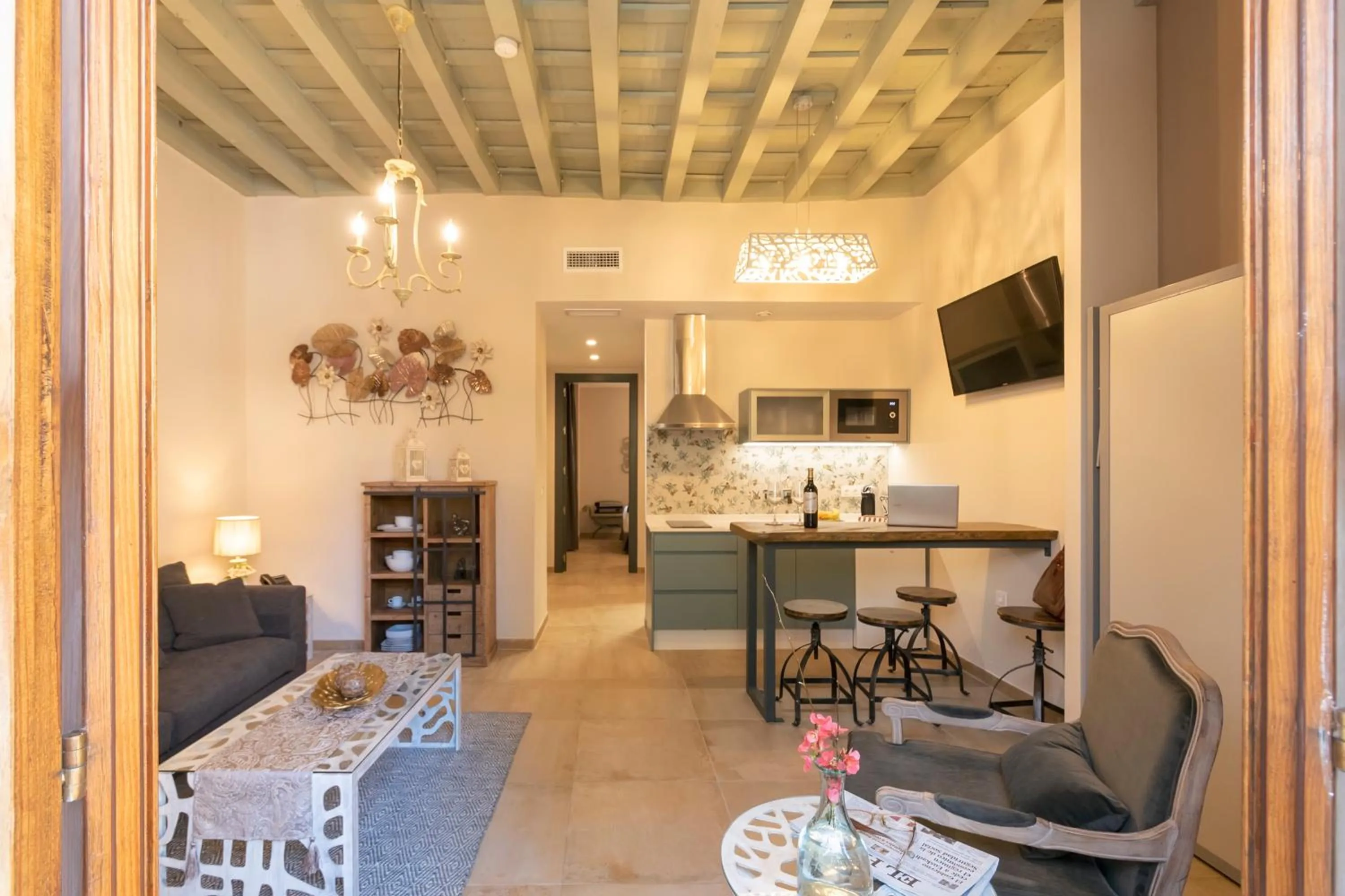 Living room in Palacete 1620, Premium Suites, Only adults