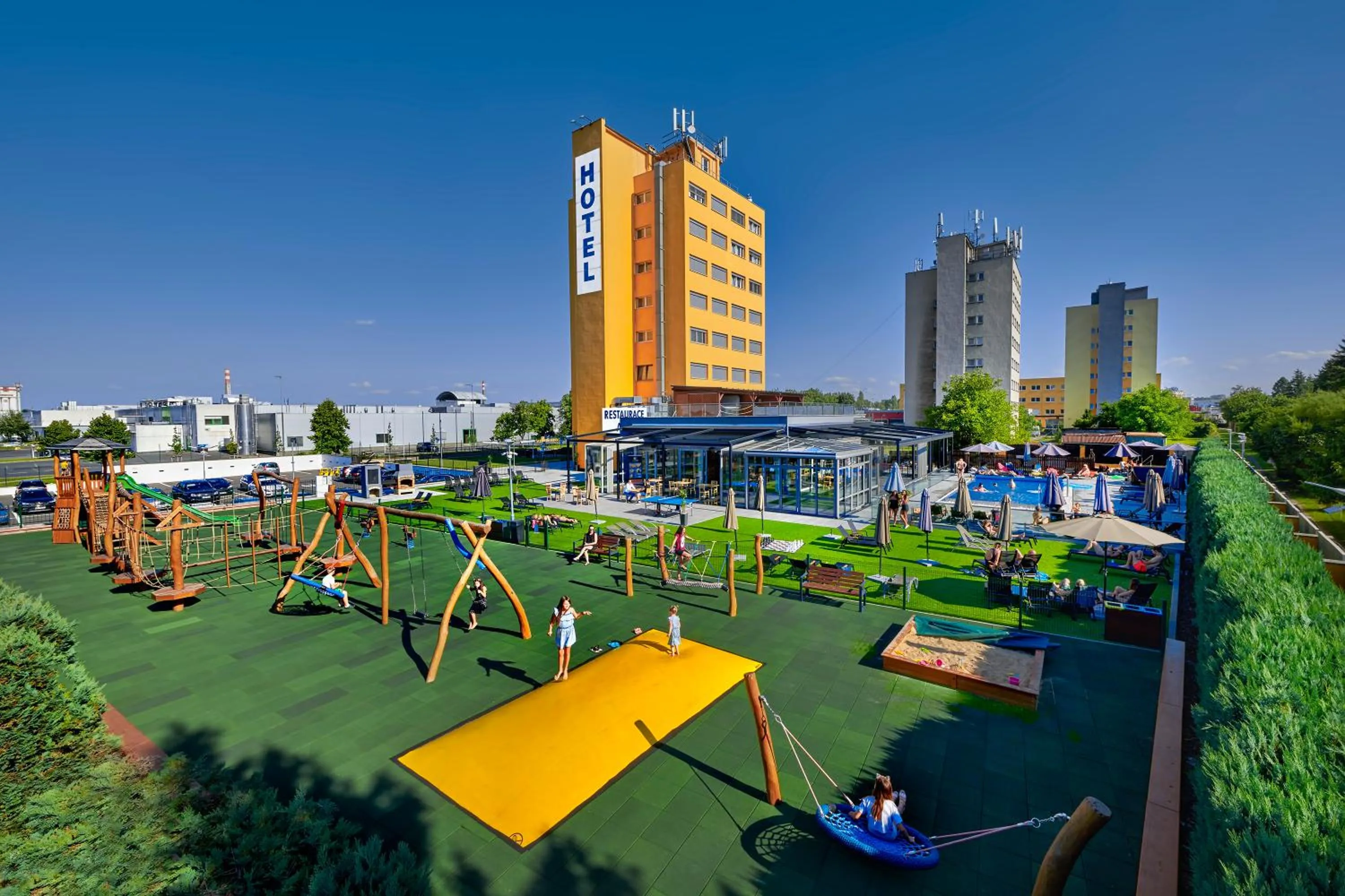 Property building in Hotel Aura Design & Garden Pool