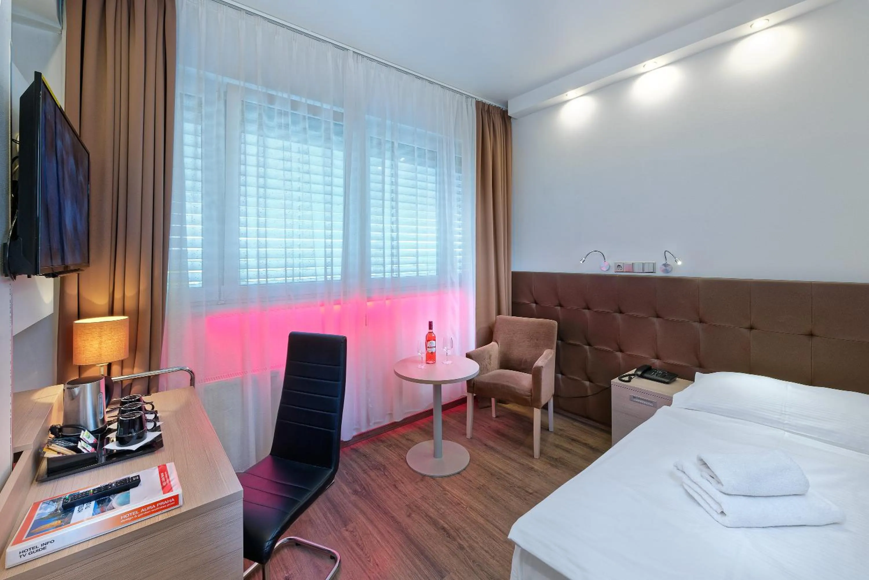 Bed in Hotel Aura Design & Garden Pool