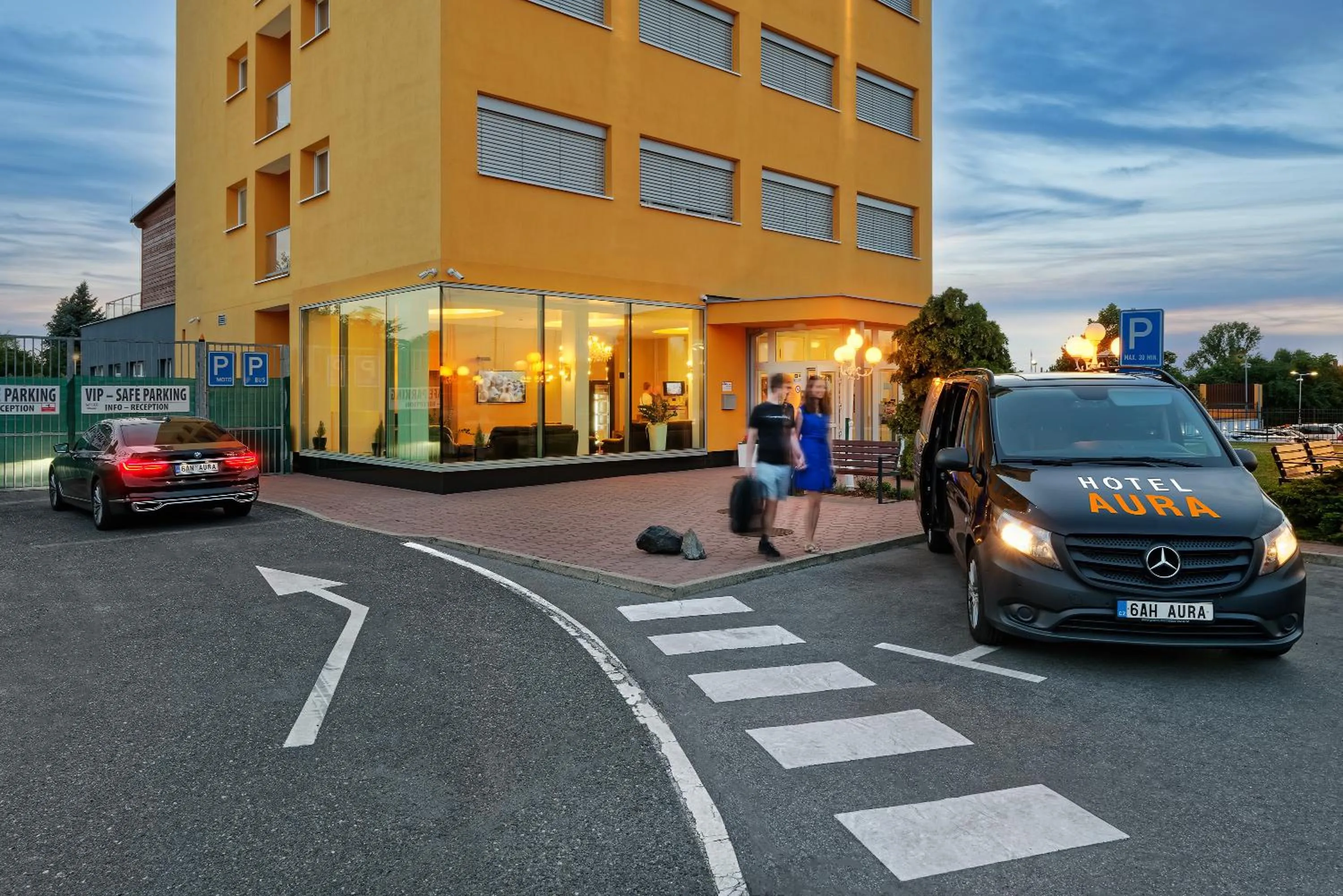 Property building in Hotel Aura Design & Garden Pool