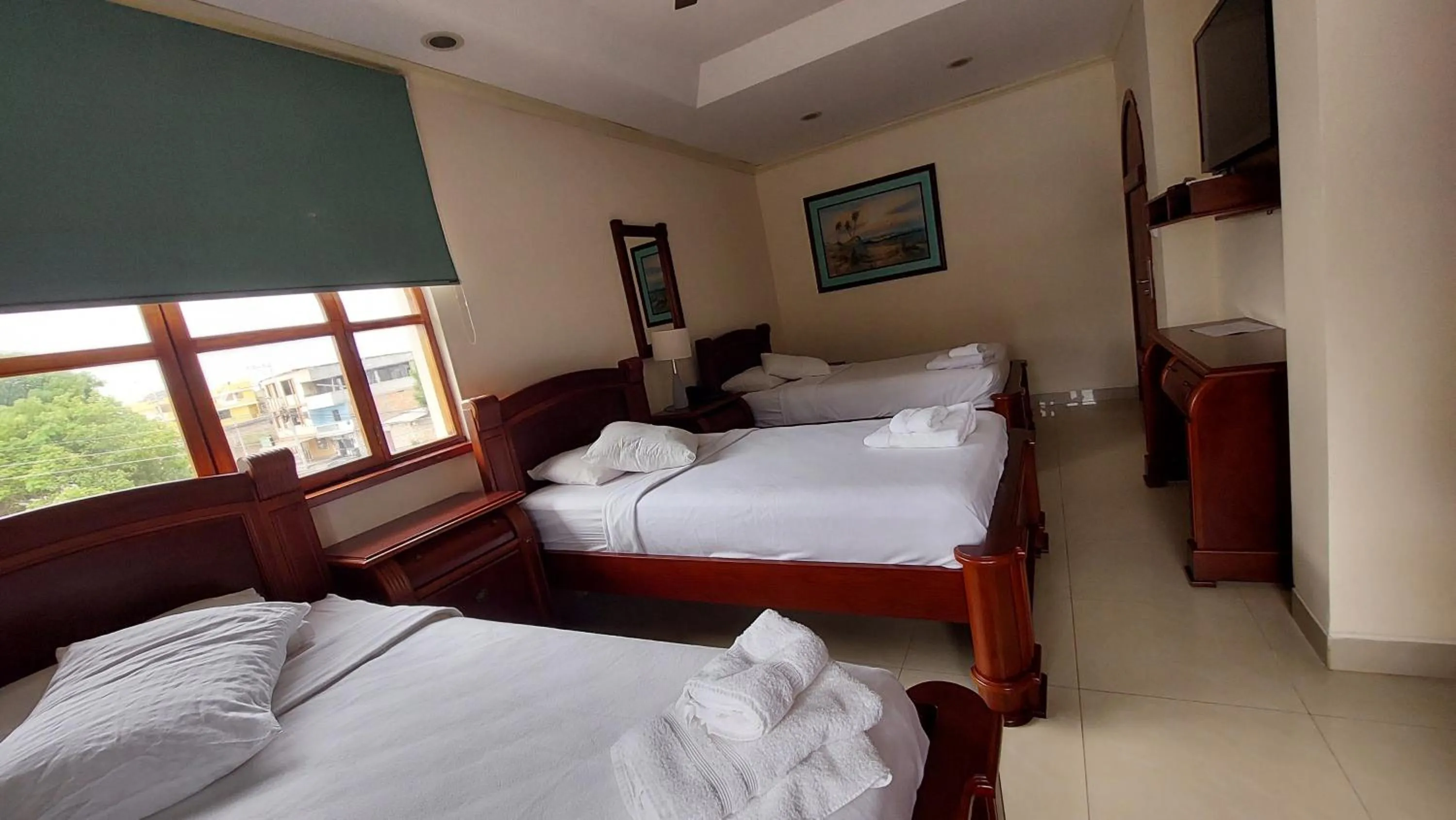 Bed in Hotel Voyager Manta