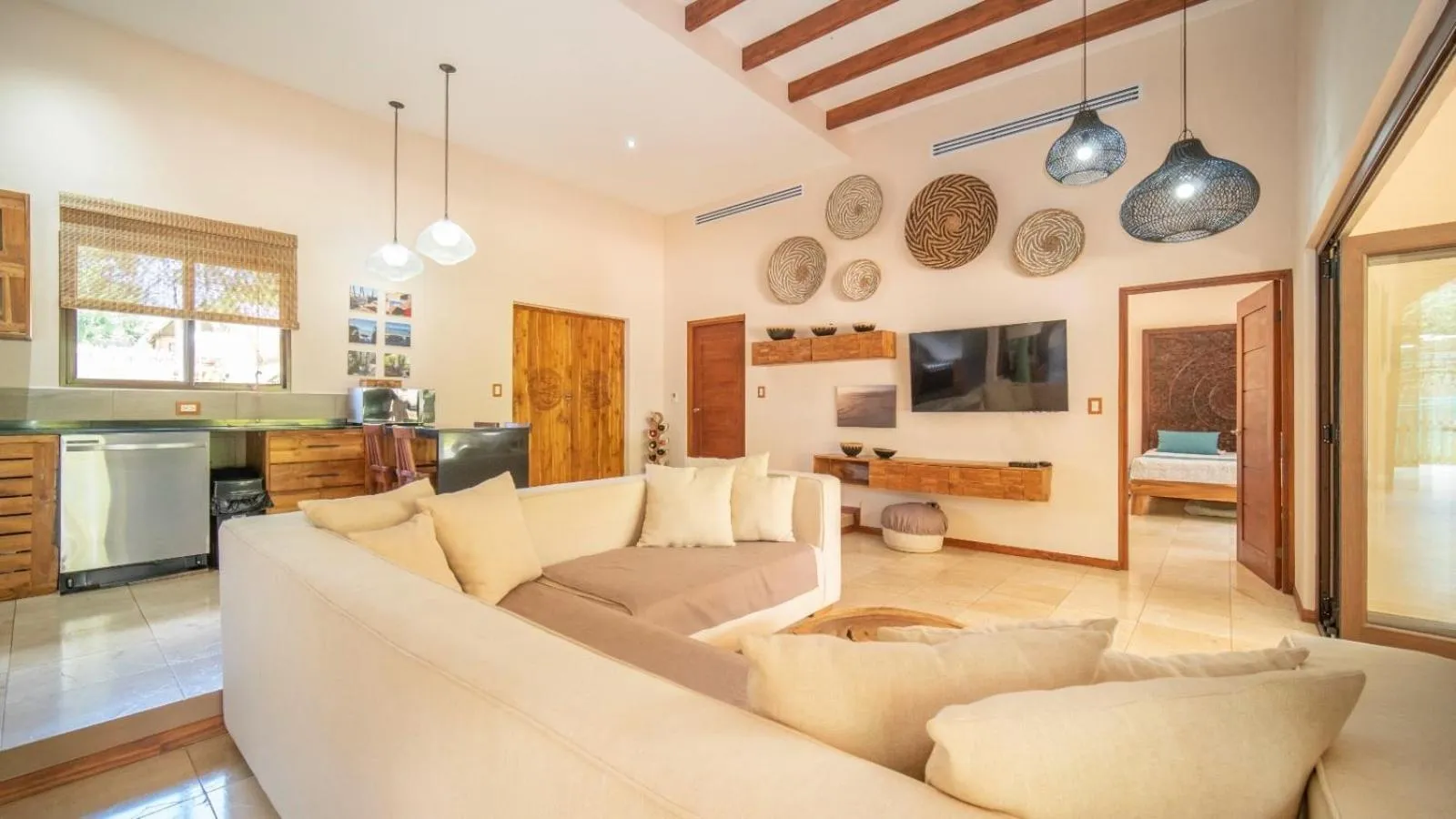 Living room in LA QUEBRADA ECO LODGE Hotel Boutique