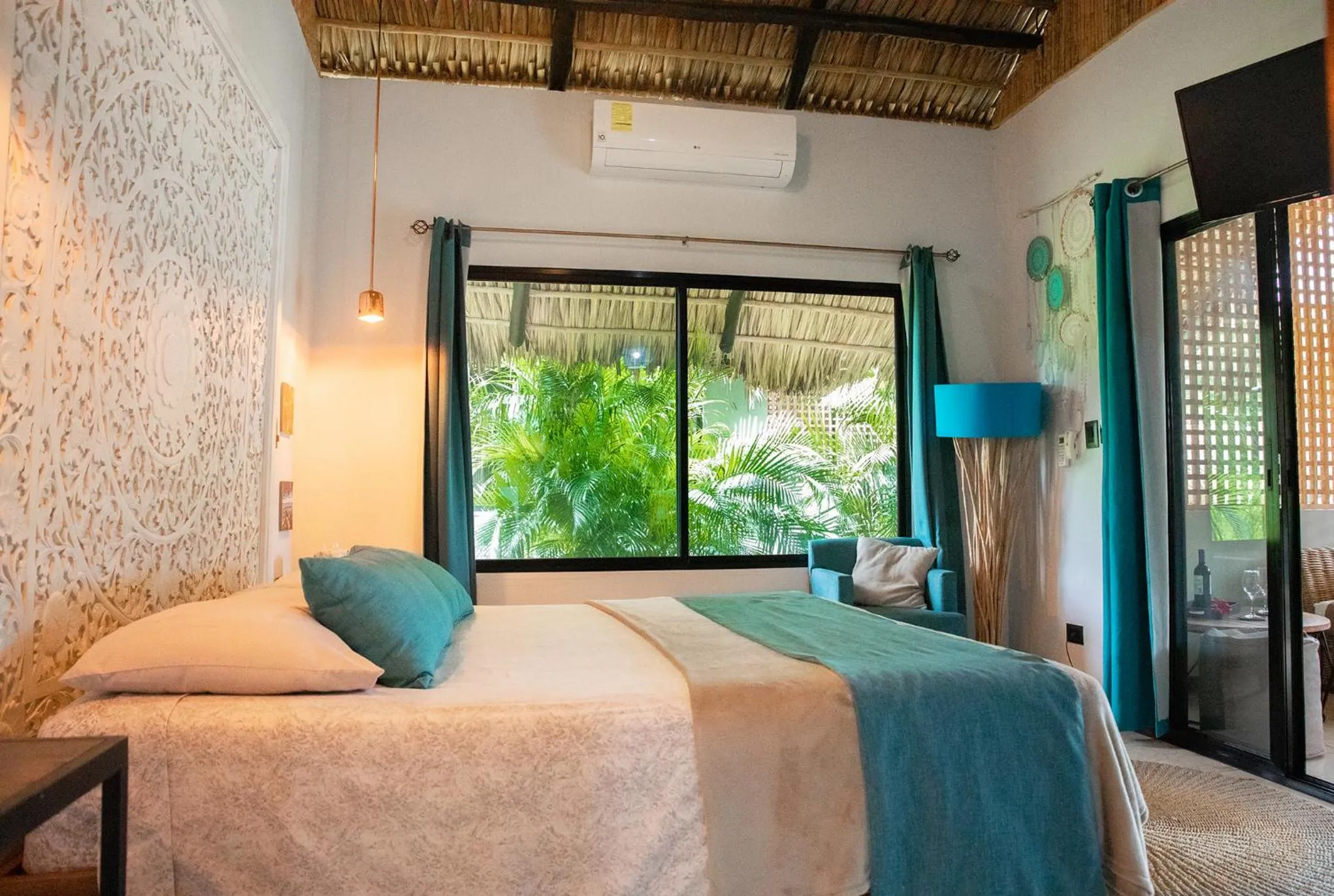 Bedroom, Bed in LA QUEBRADA ECO LODGE Hotel Boutique