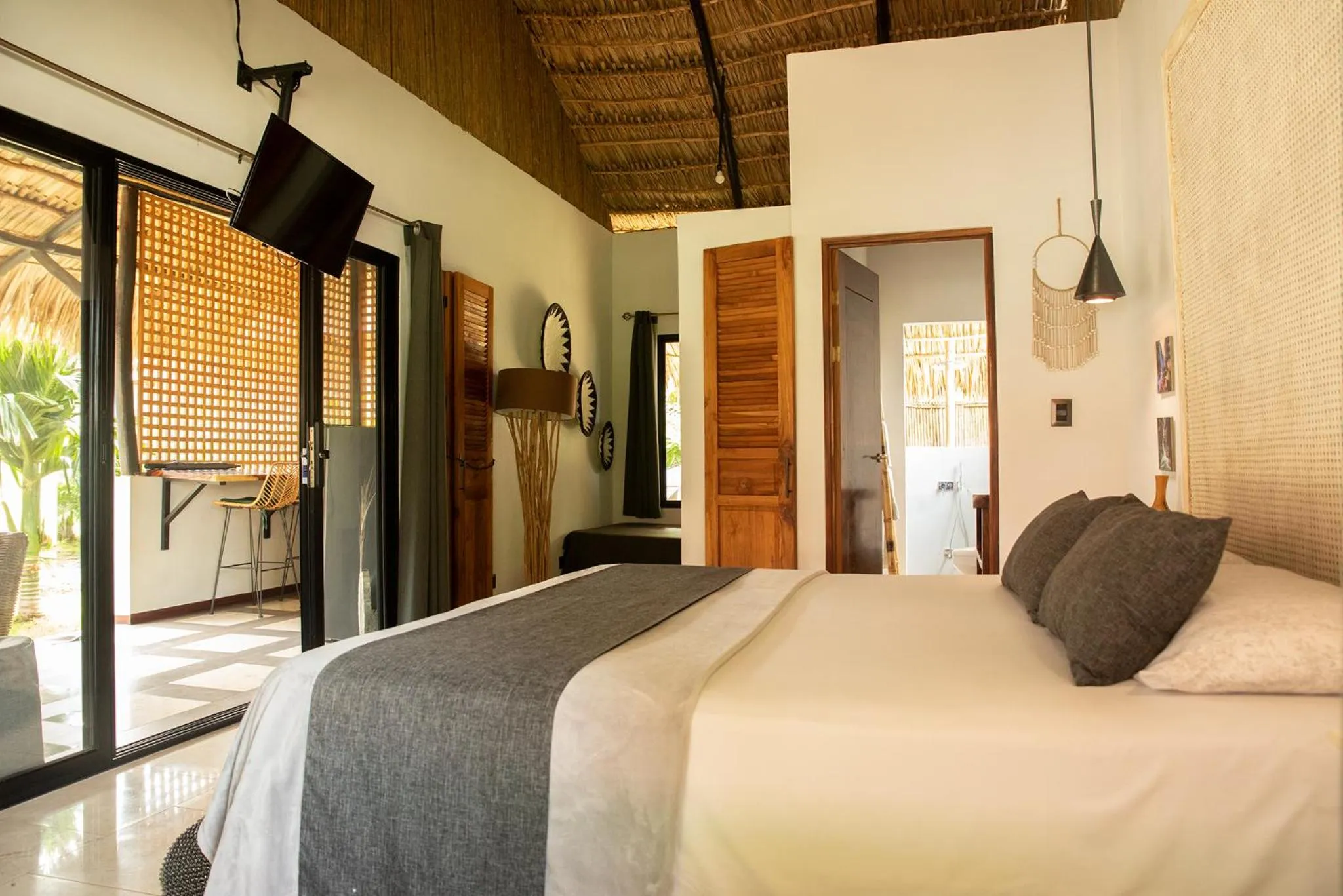 Bedroom, Bed in LA QUEBRADA ECO LODGE Hotel Boutique