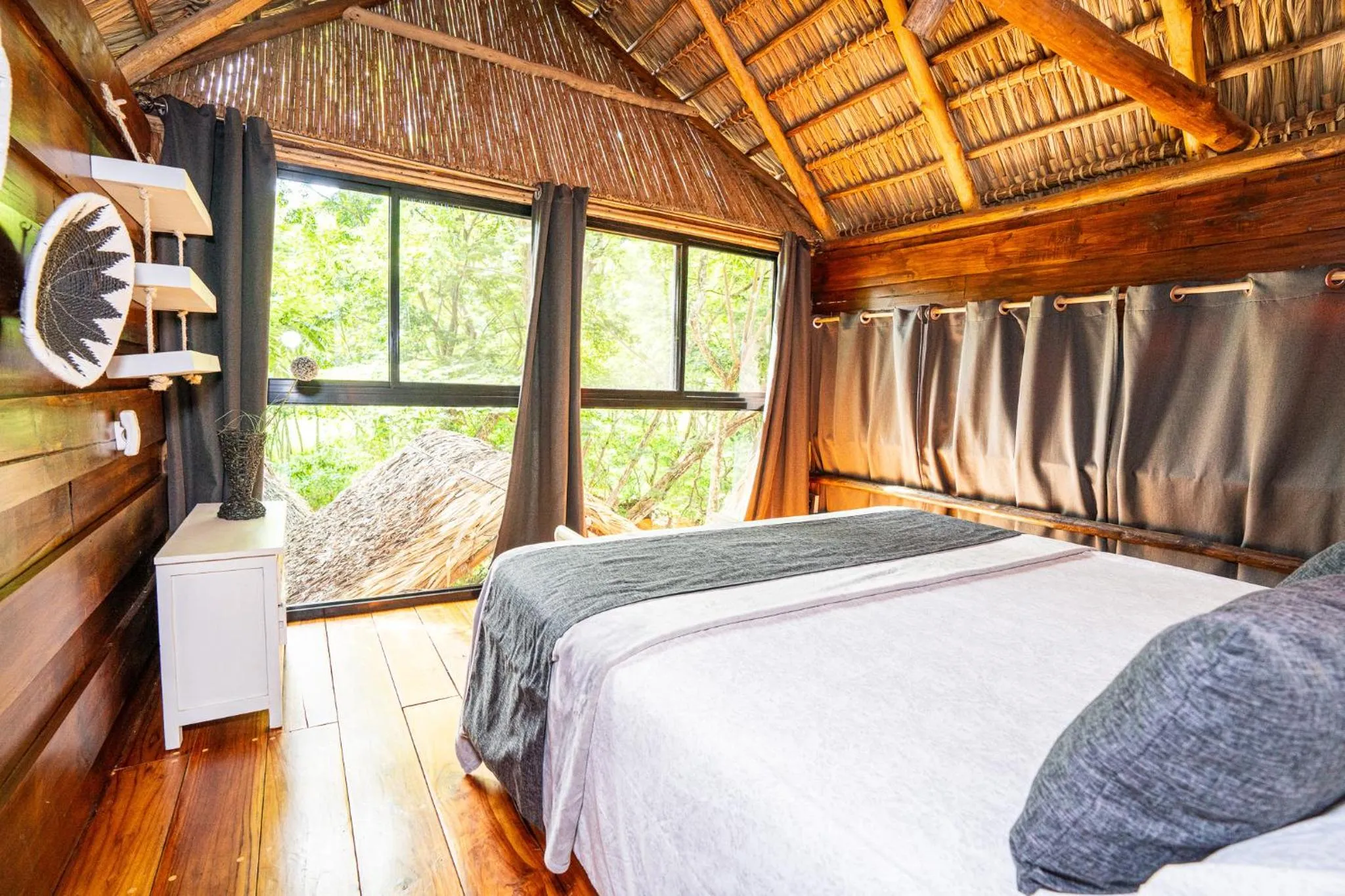 Bedroom, Bed in LA QUEBRADA ECO LODGE Hotel Boutique