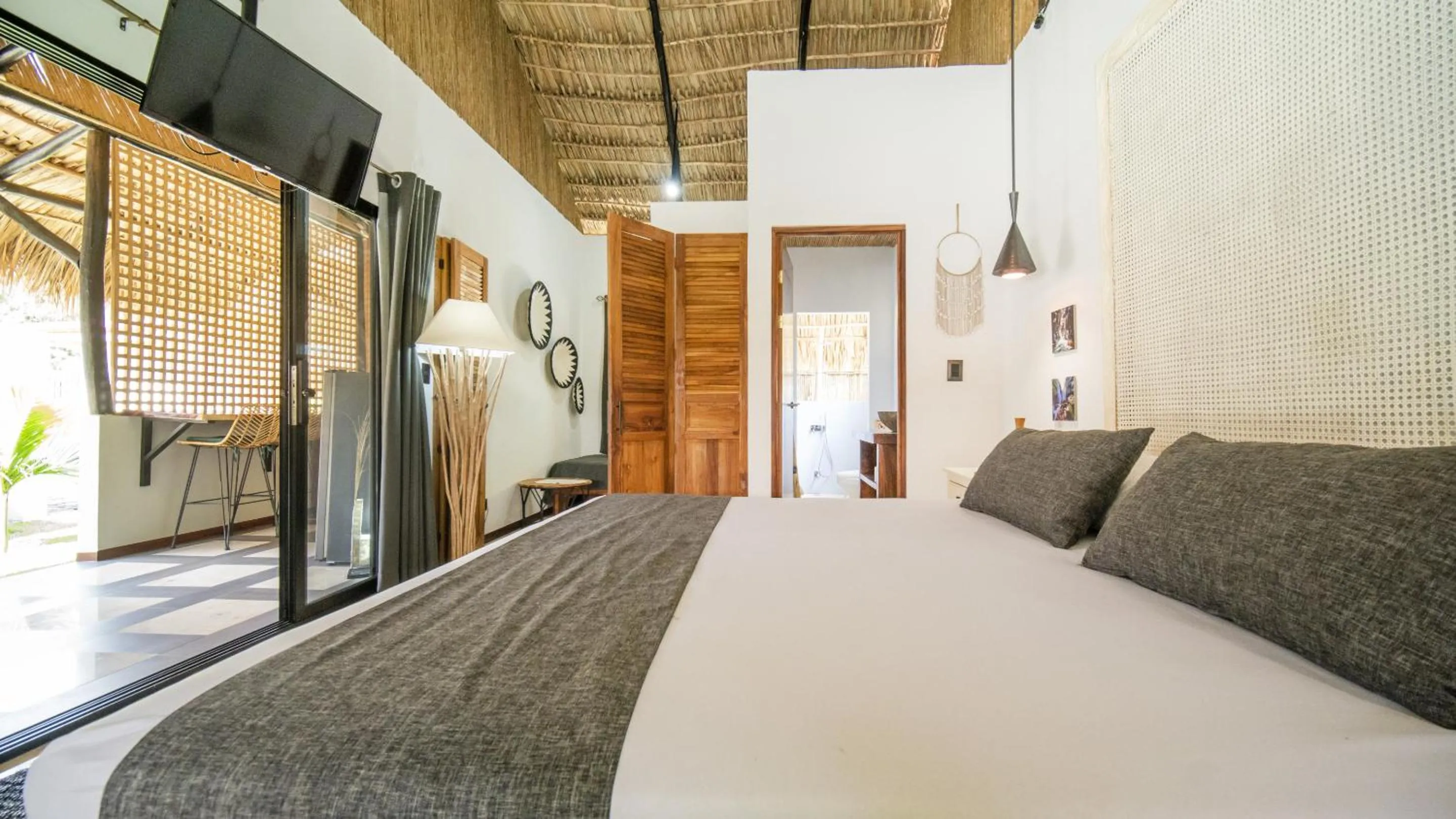 Bedroom, Bed in LA QUEBRADA ECO LODGE Hotel Boutique