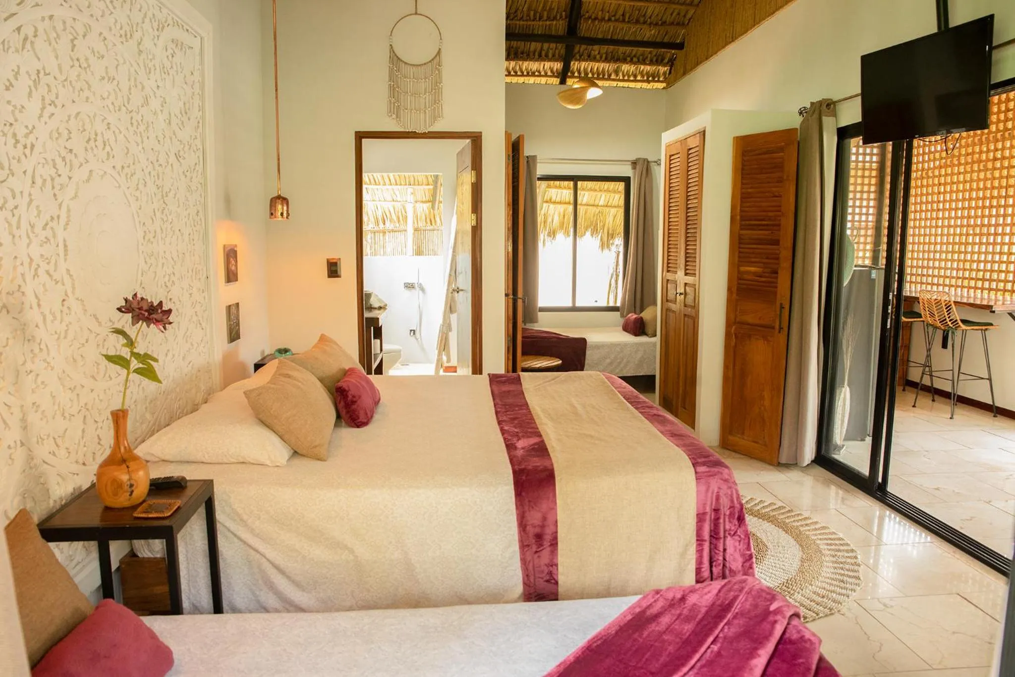Bedroom, Bed in LA QUEBRADA ECO LODGE Hotel Boutique