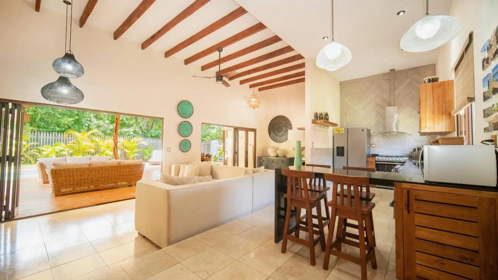 Living room in LA QUEBRADA ECO LODGE Hotel Boutique