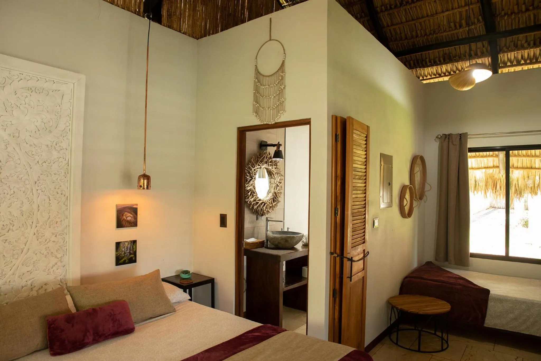 Bedroom, Bed in LA QUEBRADA ECO LODGE Hotel Boutique