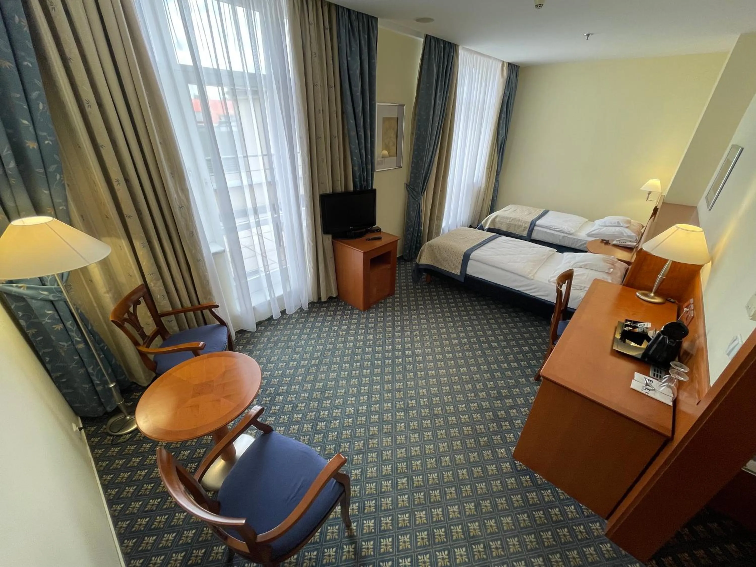 Bedroom, Bed in Ramada Prague City Centre