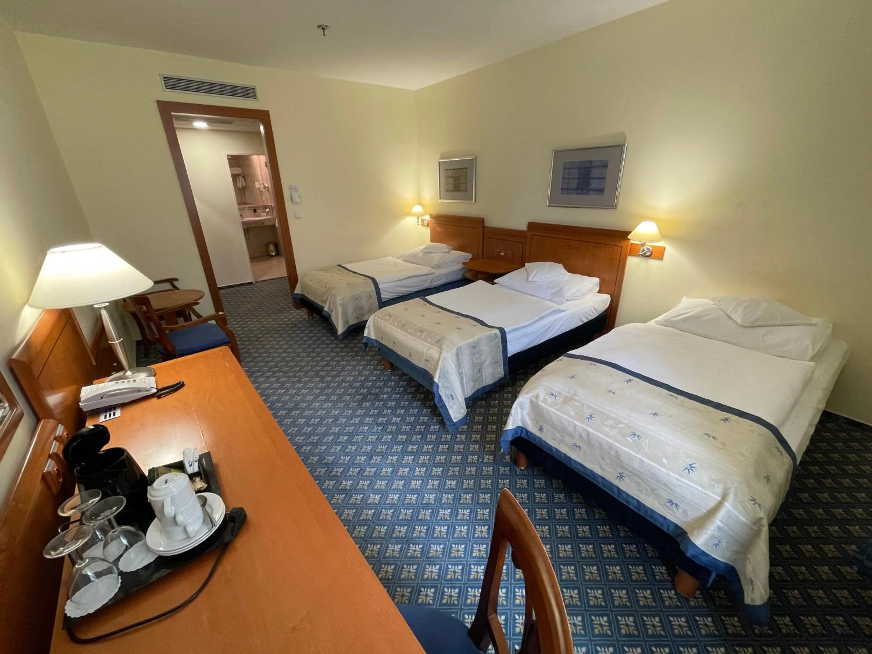 Bedroom, Bed in Ramada Prague City Centre