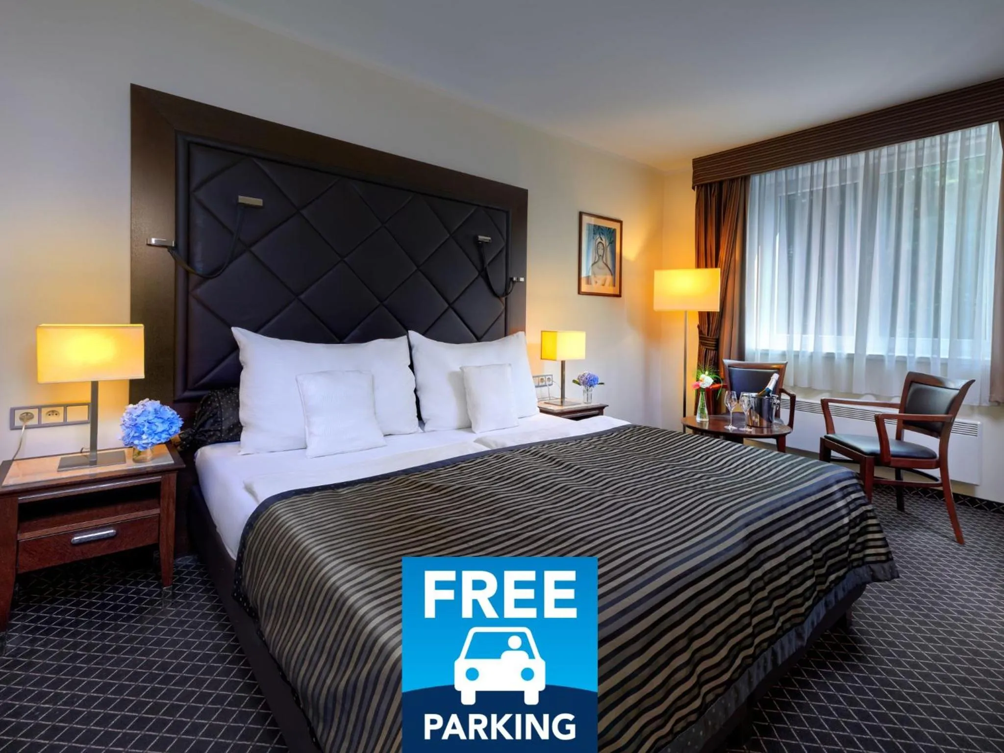 Bed in Hotel Selsky Dvur - Bohemian Village Courtyard