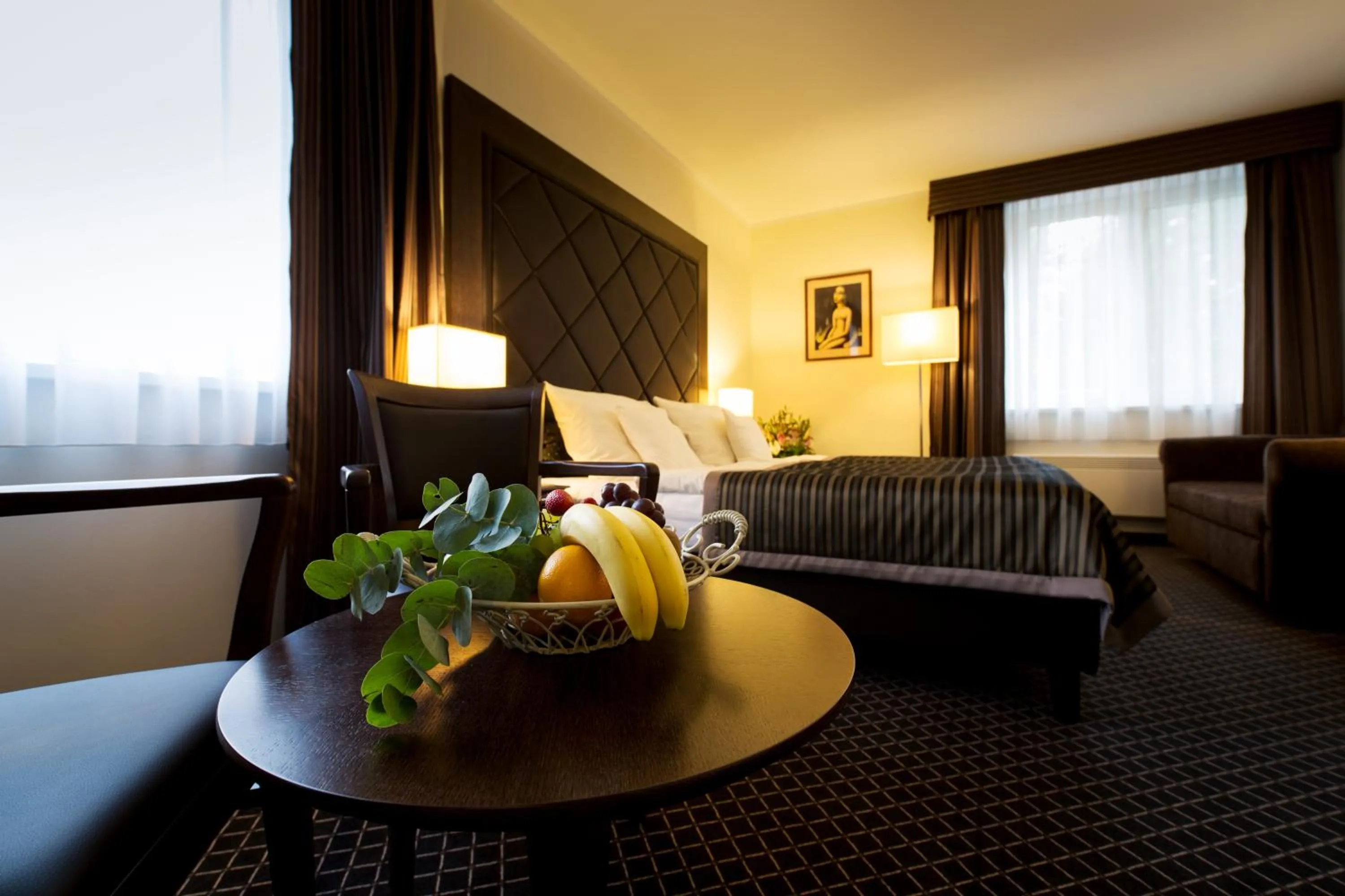 Bed in Hotel Selsky Dvur - Bohemian Village Courtyard