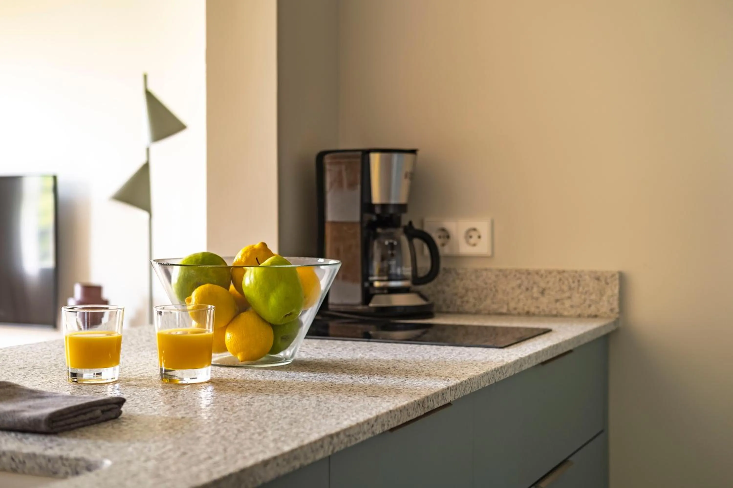 Kitchen or kitchenette in Aspasios Garden Apartments