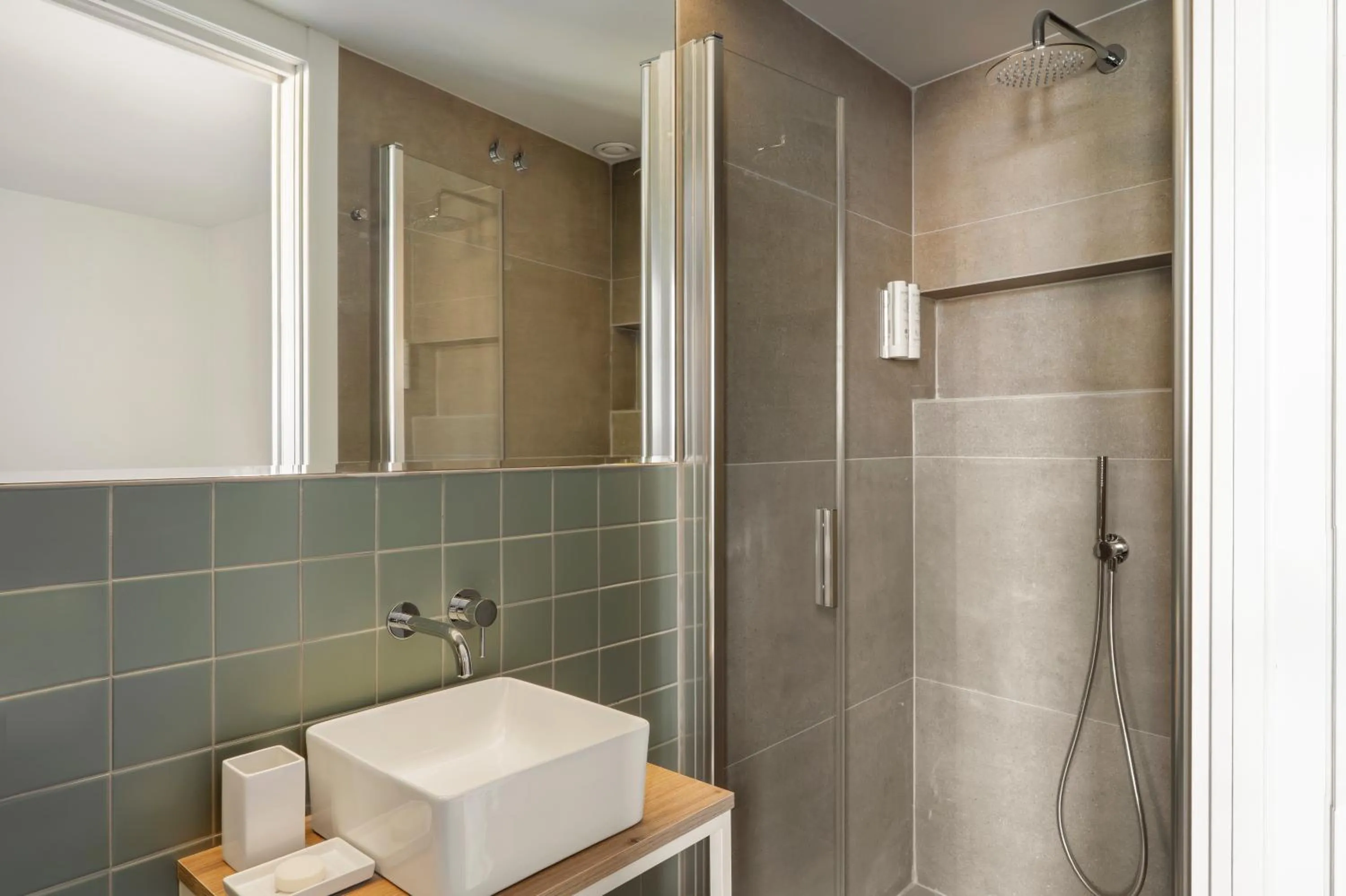 Bathroom in Aspasios Garden Apartments