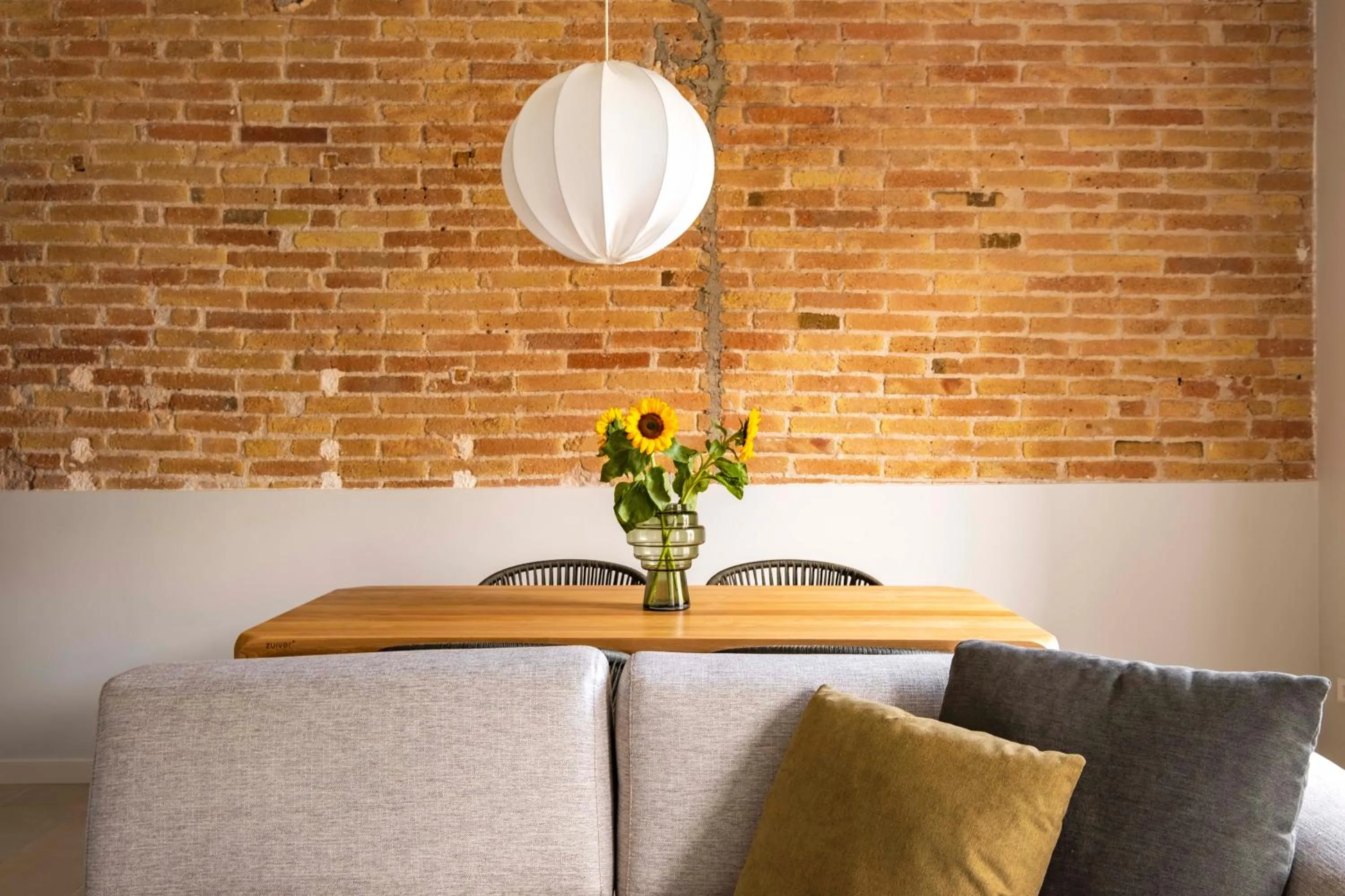 Living room in Aspasios Garden Apartments