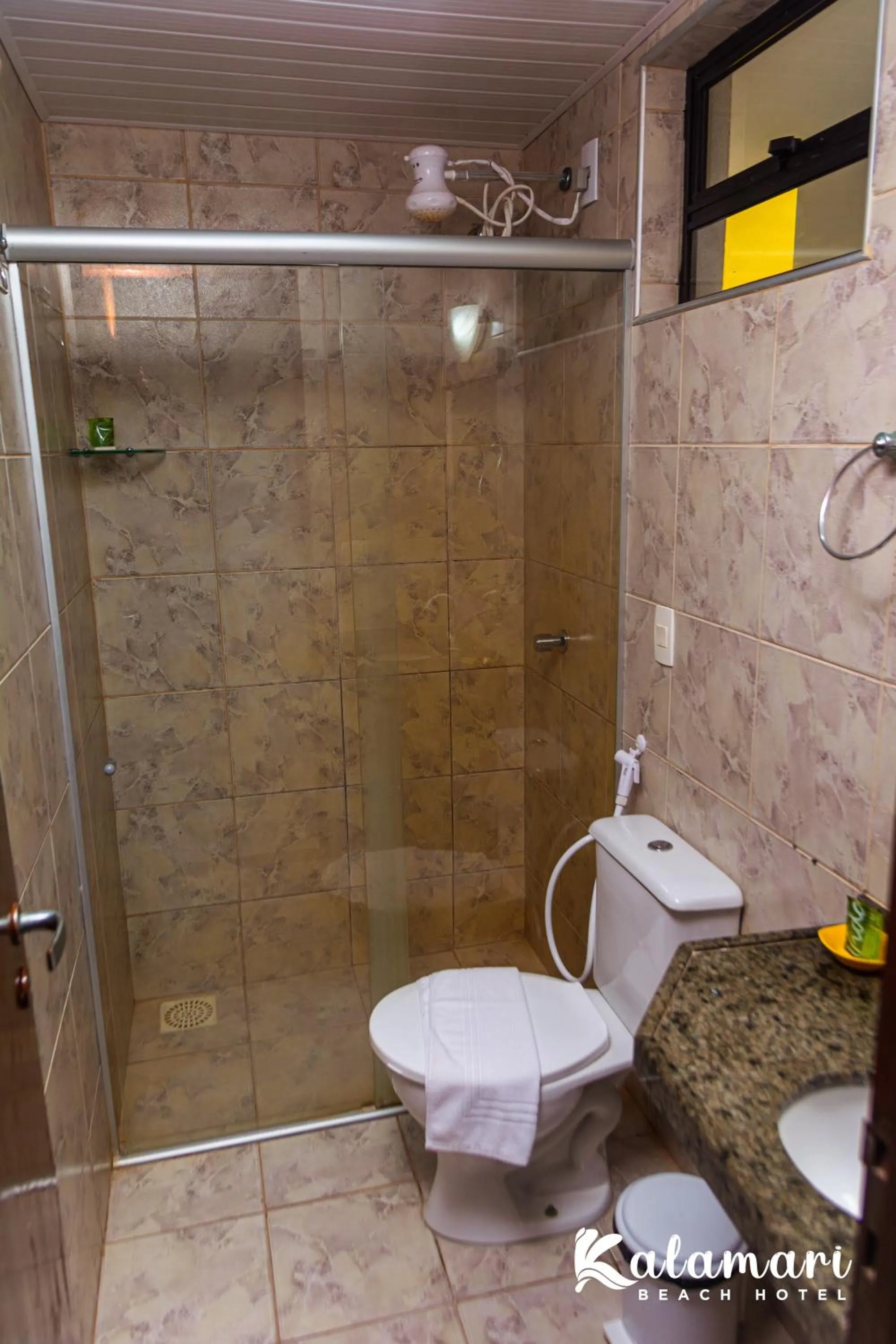 Toilet in Kalamari Beach Hotel