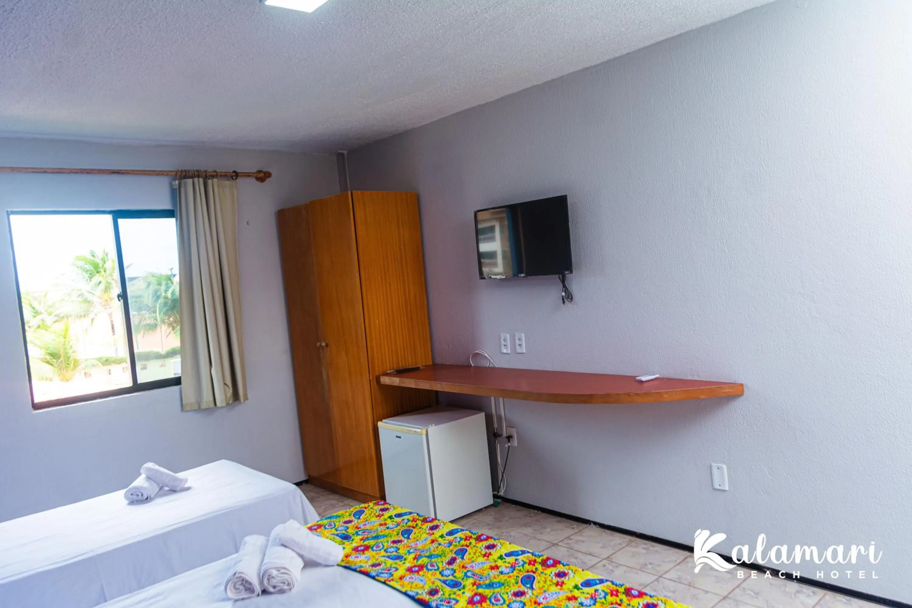 Bed in Kalamari Beach Hotel