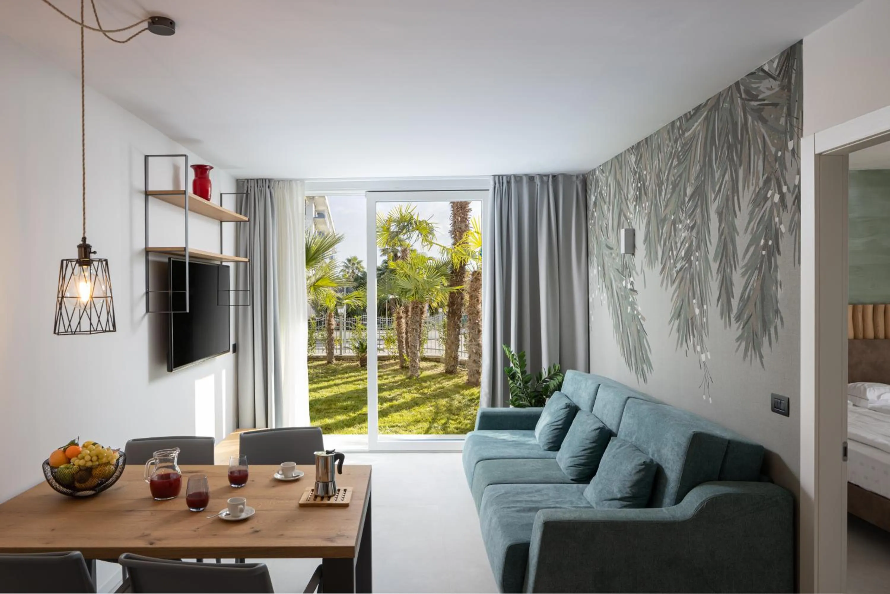 Living room in Aris Apartments & Sky Pool - Tonelli Hotels - Adult Friendly