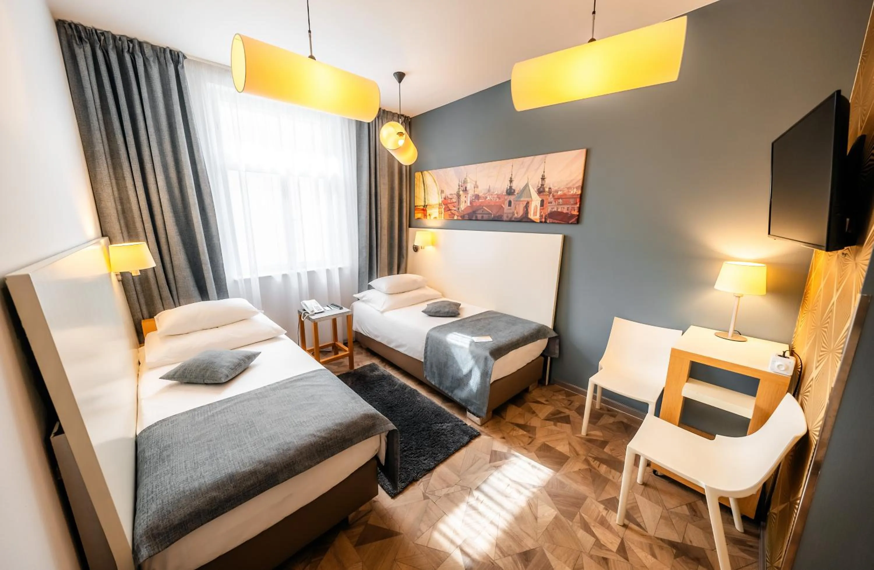 Bedroom, Bed in Grandium Hotel Prague