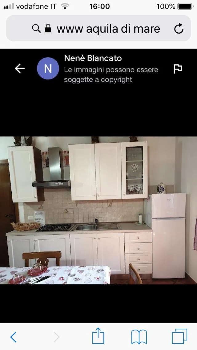 Kitchen or kitchenette in Aquila Di Mare