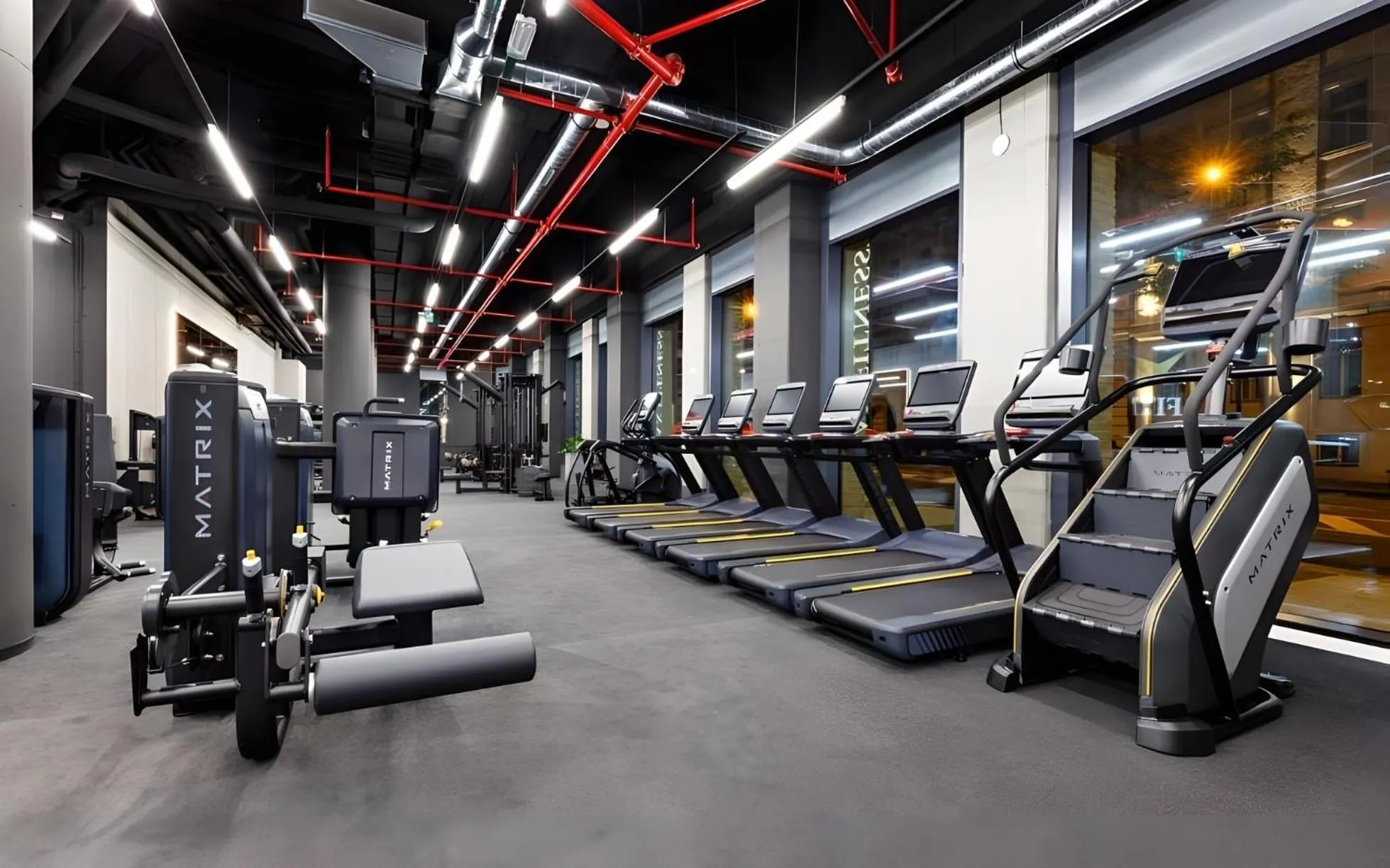 Fitness centre/facilities in 987 Design Prague Hotel