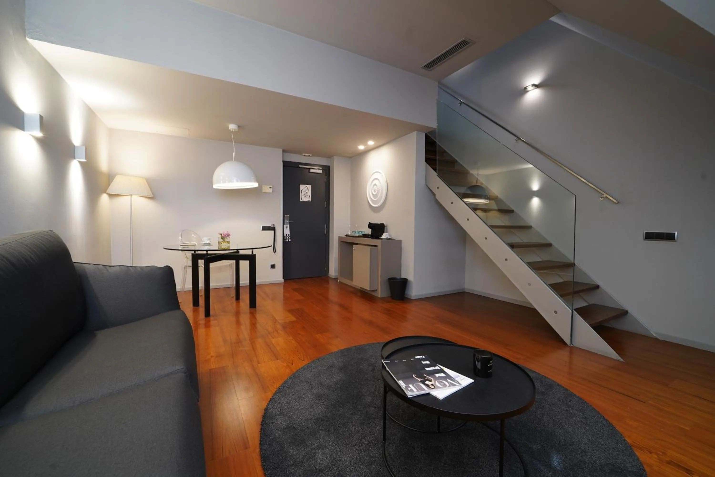 Living room in 987 Design Prague Hotel