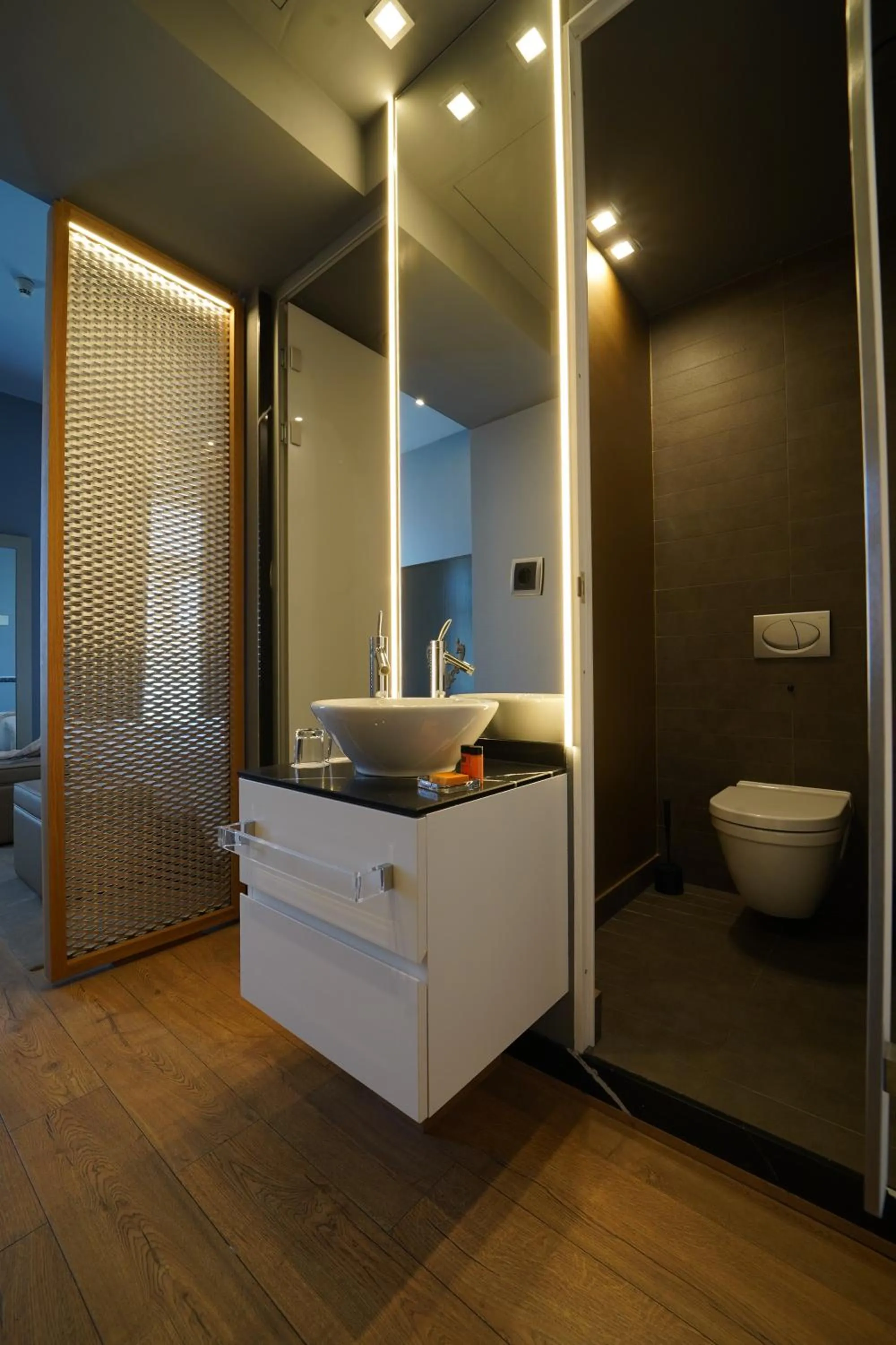 Bathroom in 987 Design Prague Hotel