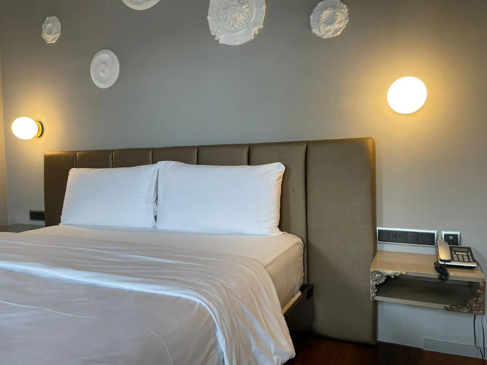 Bed in 987 Design Prague Hotel