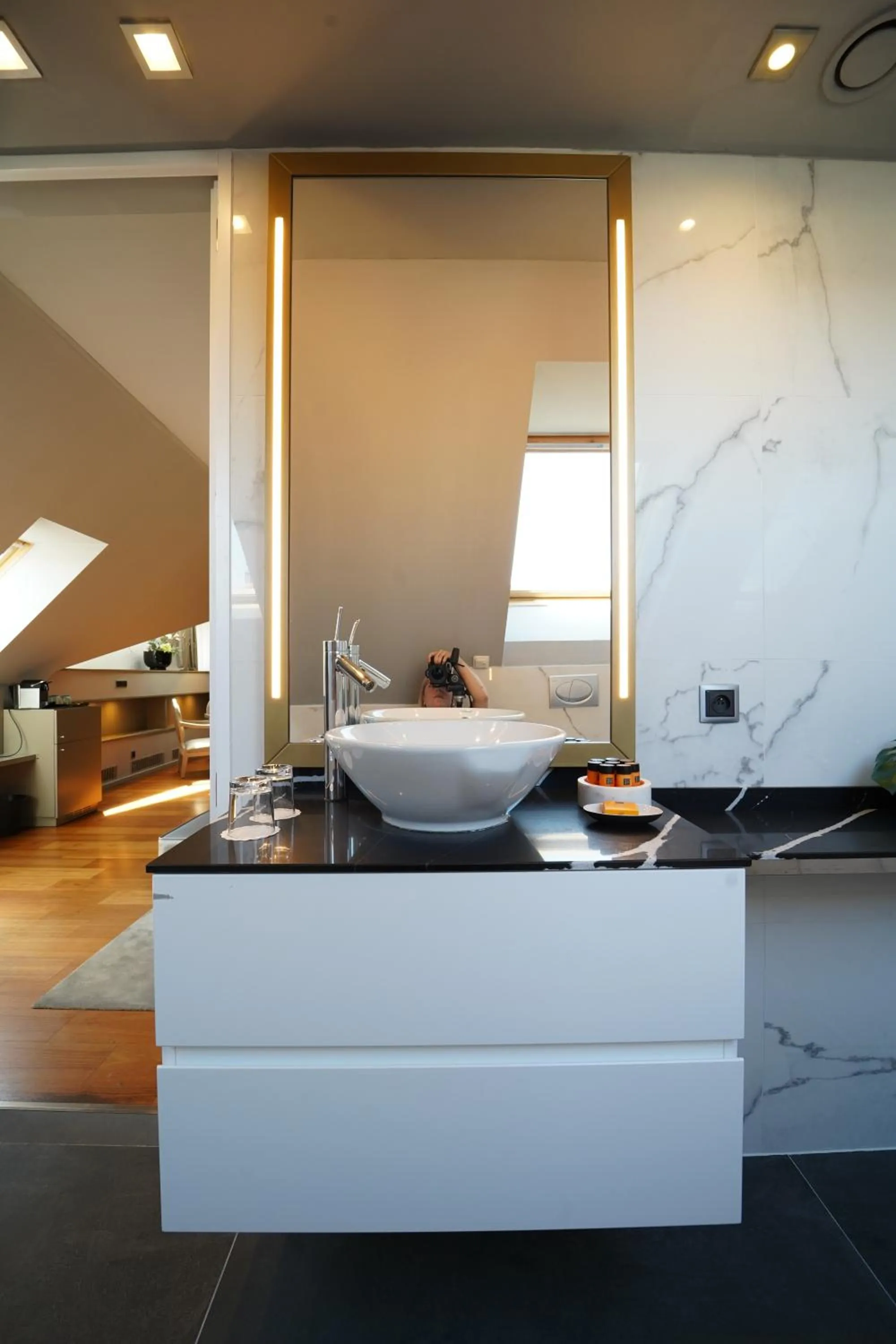 Bathroom in 987 Design Prague Hotel