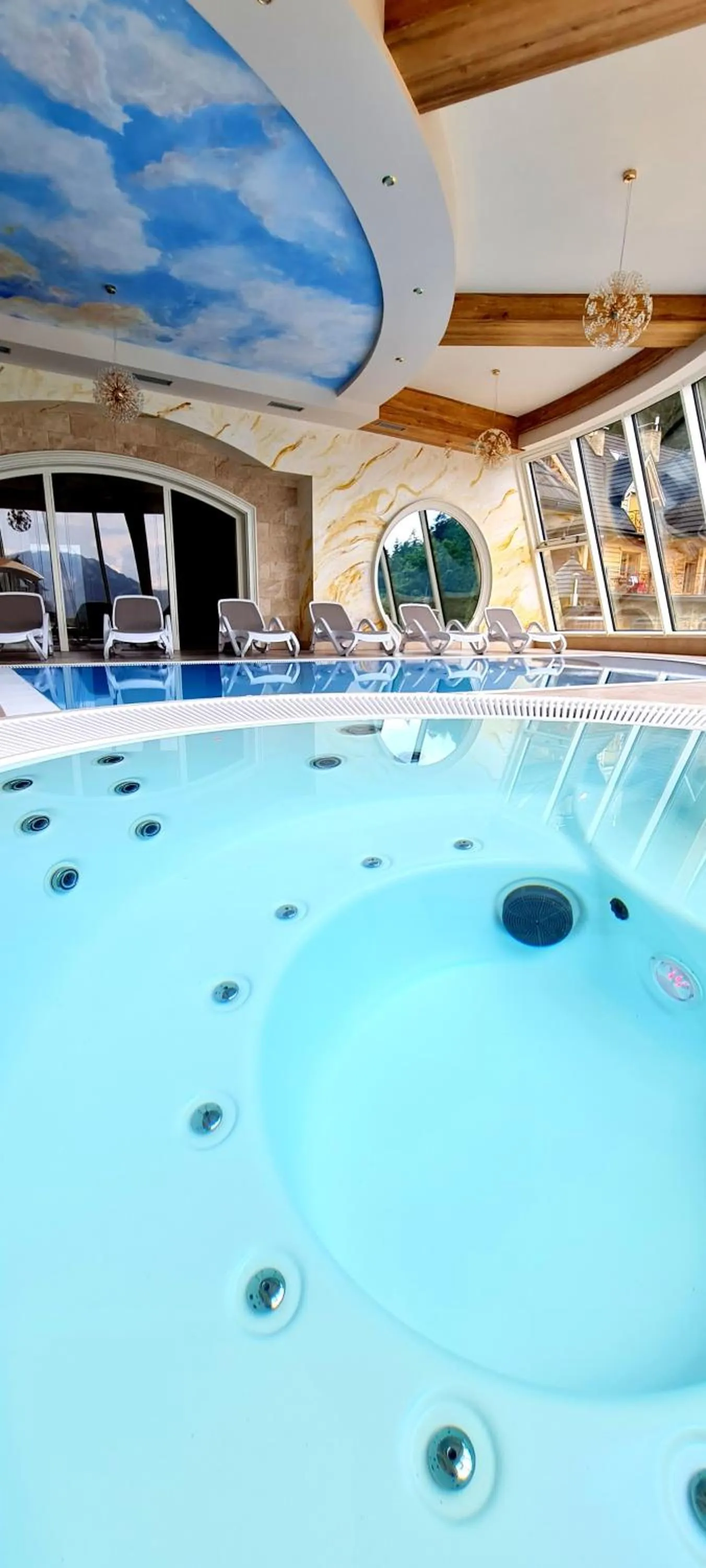 Pool view in Krupowka Mountain Resort SPA & Wellness - ZNIZKA FIRST MINUTE NA FERIE ZIMOWE!!!