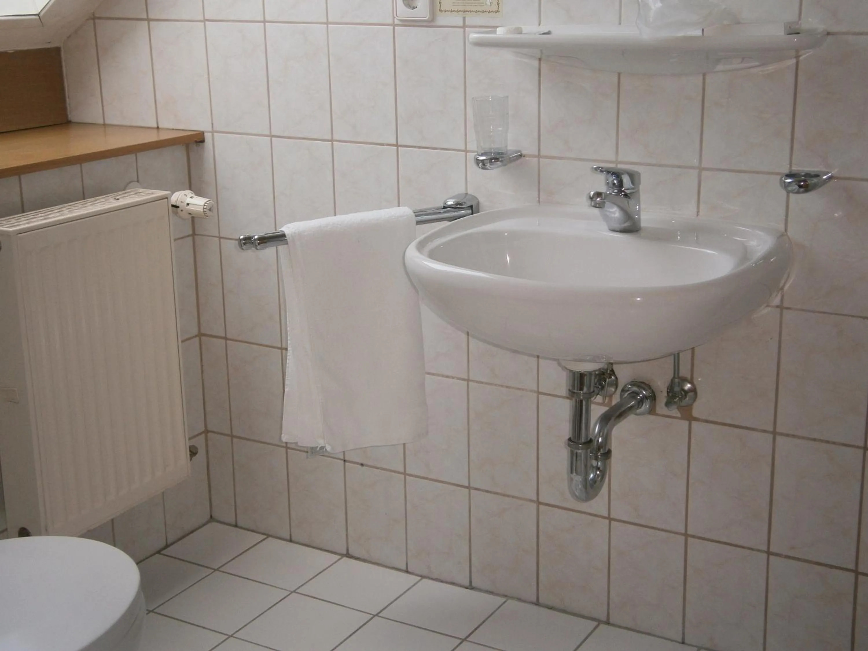 Shower in Hotel Strauss