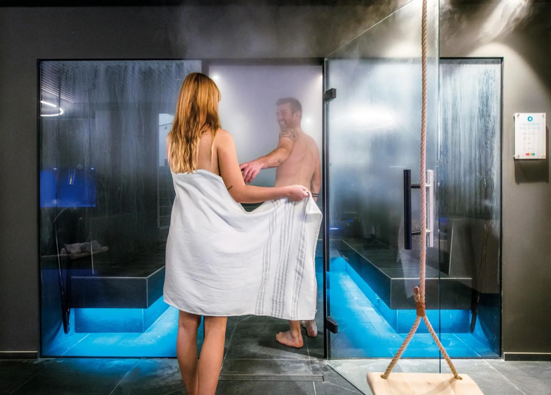 Sauna in Familienhotel Huber