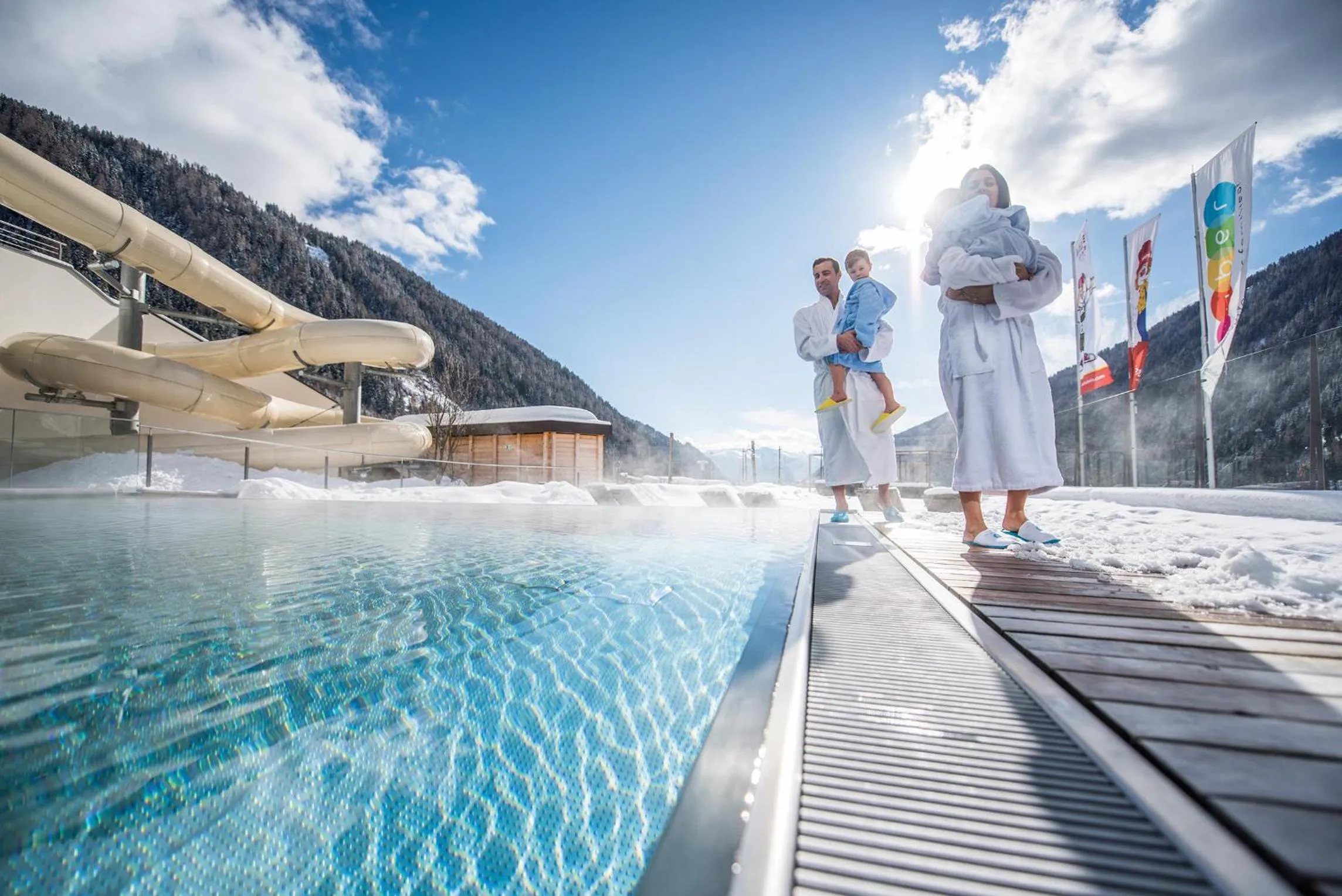 Mountain view in Familienhotel Huber