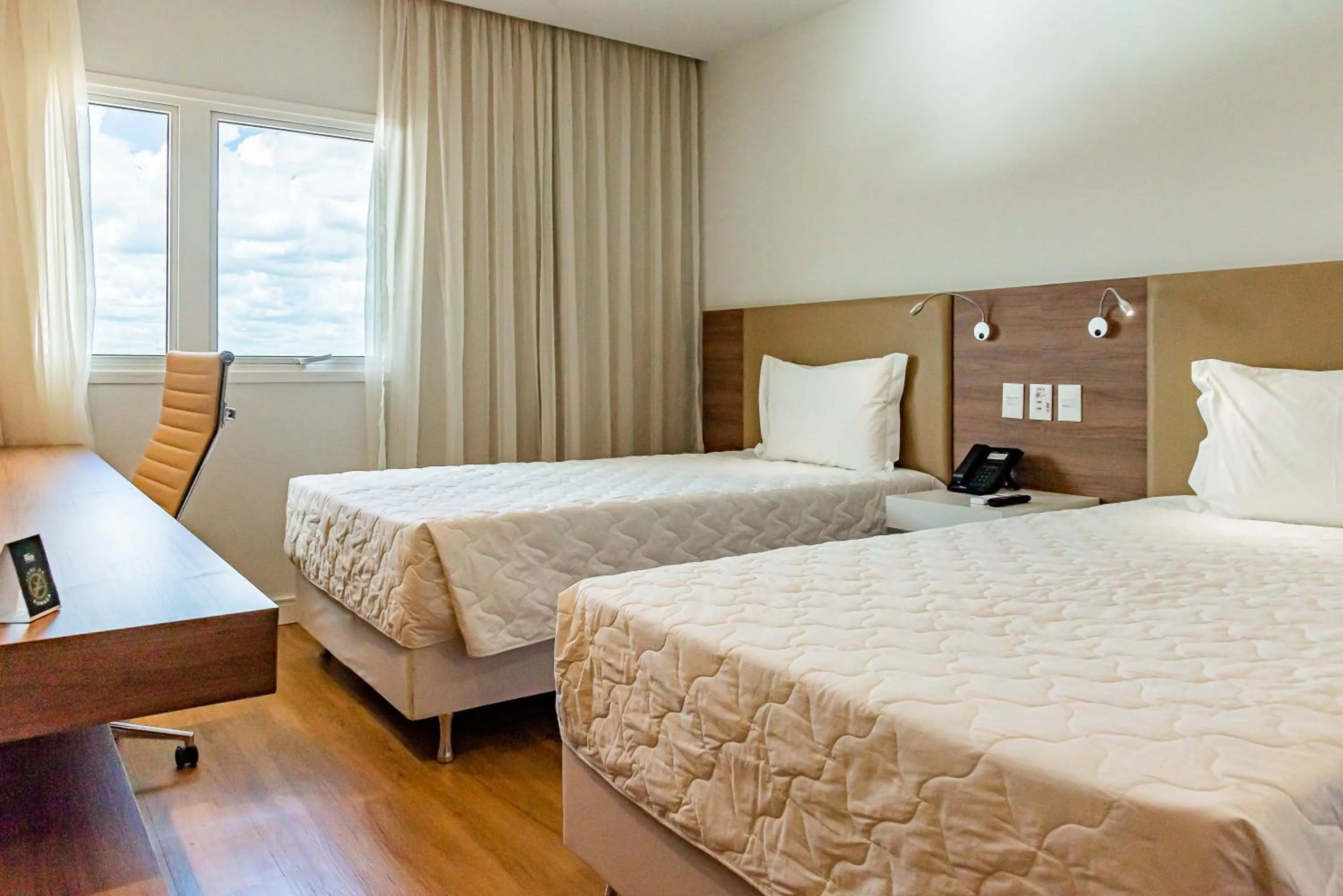 Bed in Rio Hotel by Bourbon Maringá