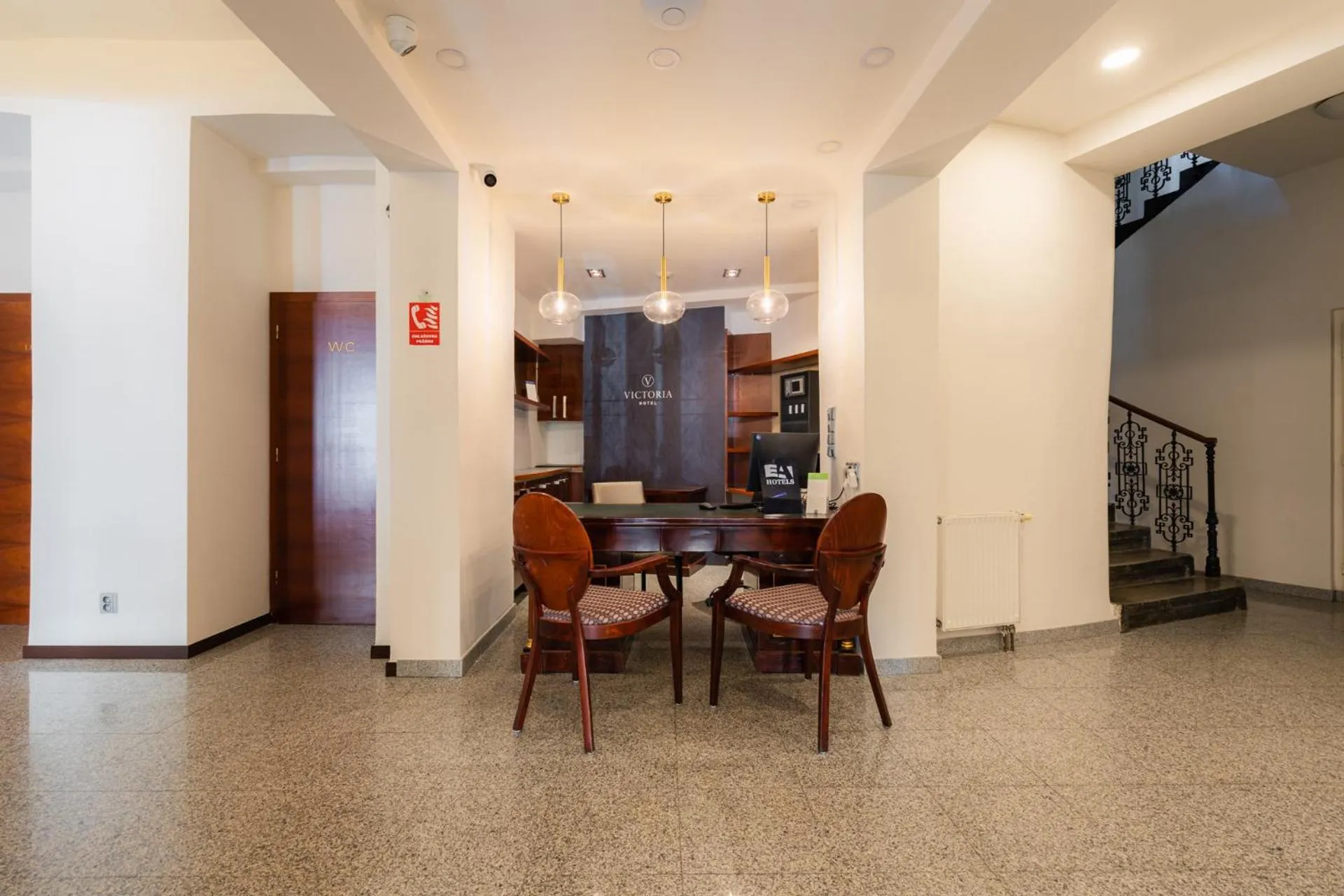 Lobby or reception in EA Hotel Victoria