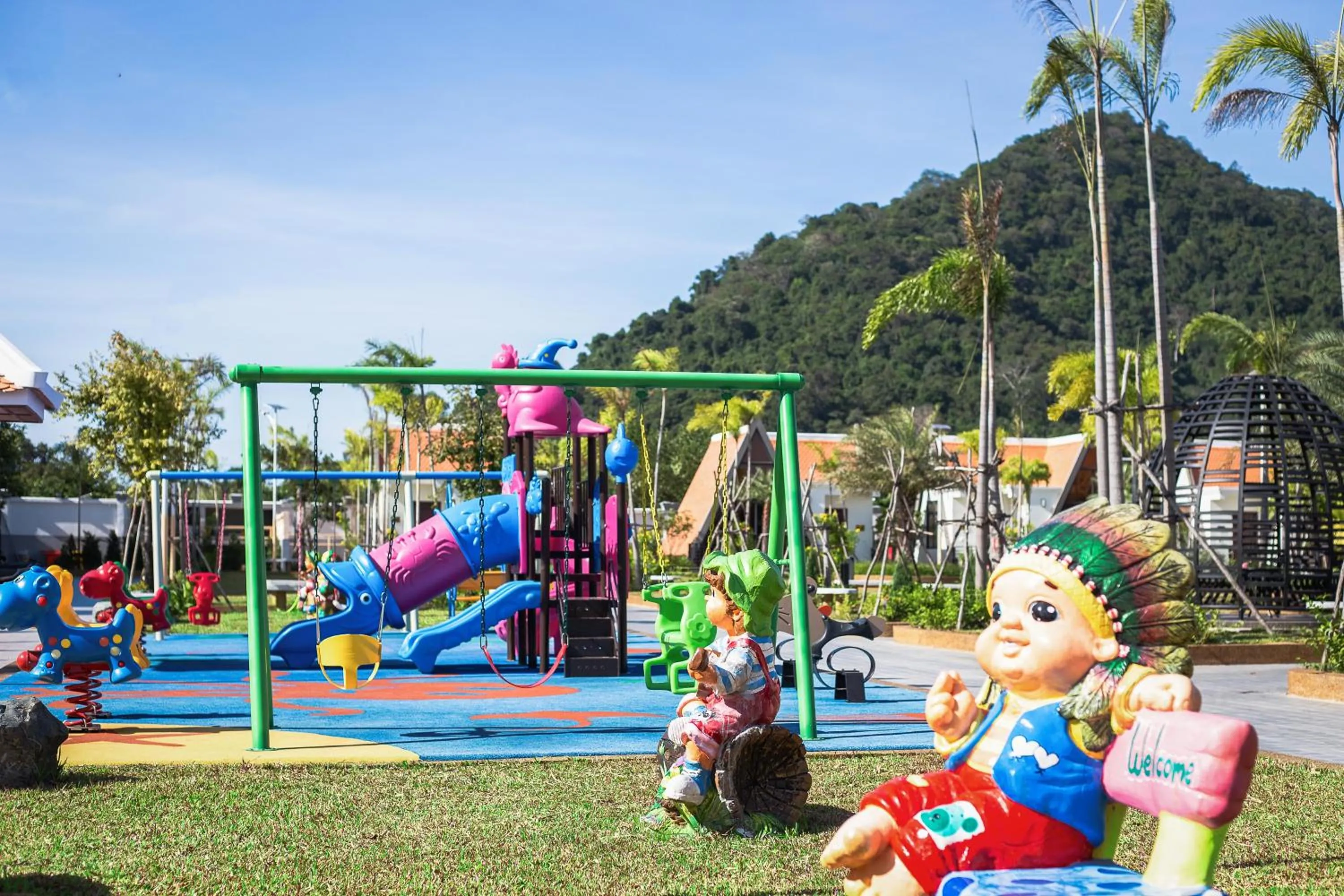 Children play ground in Vakara Hotel Kep