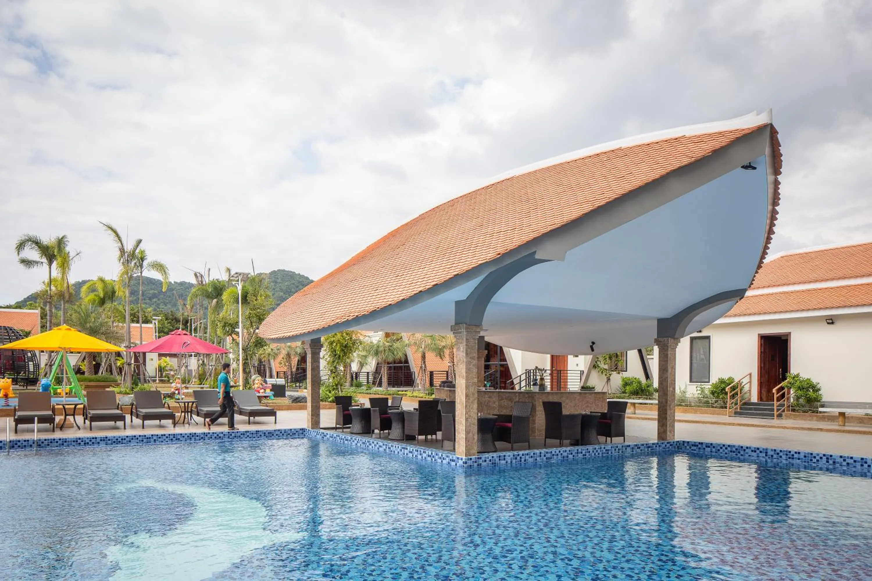 Lounge or bar in Vakara Hotel Kep