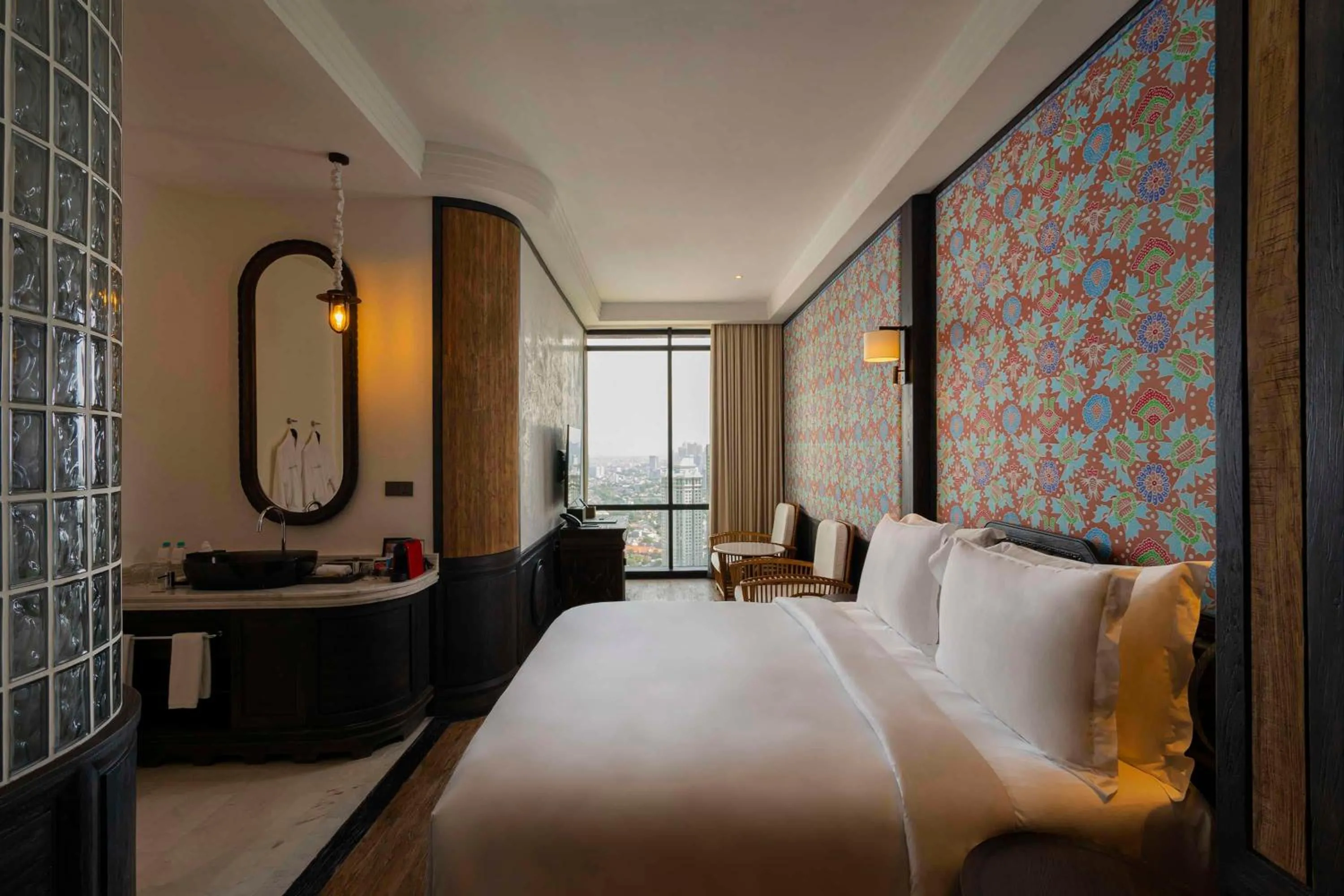 Bedroom, Bed in The Orient Jakarta, a Royal Hideaway Hotel