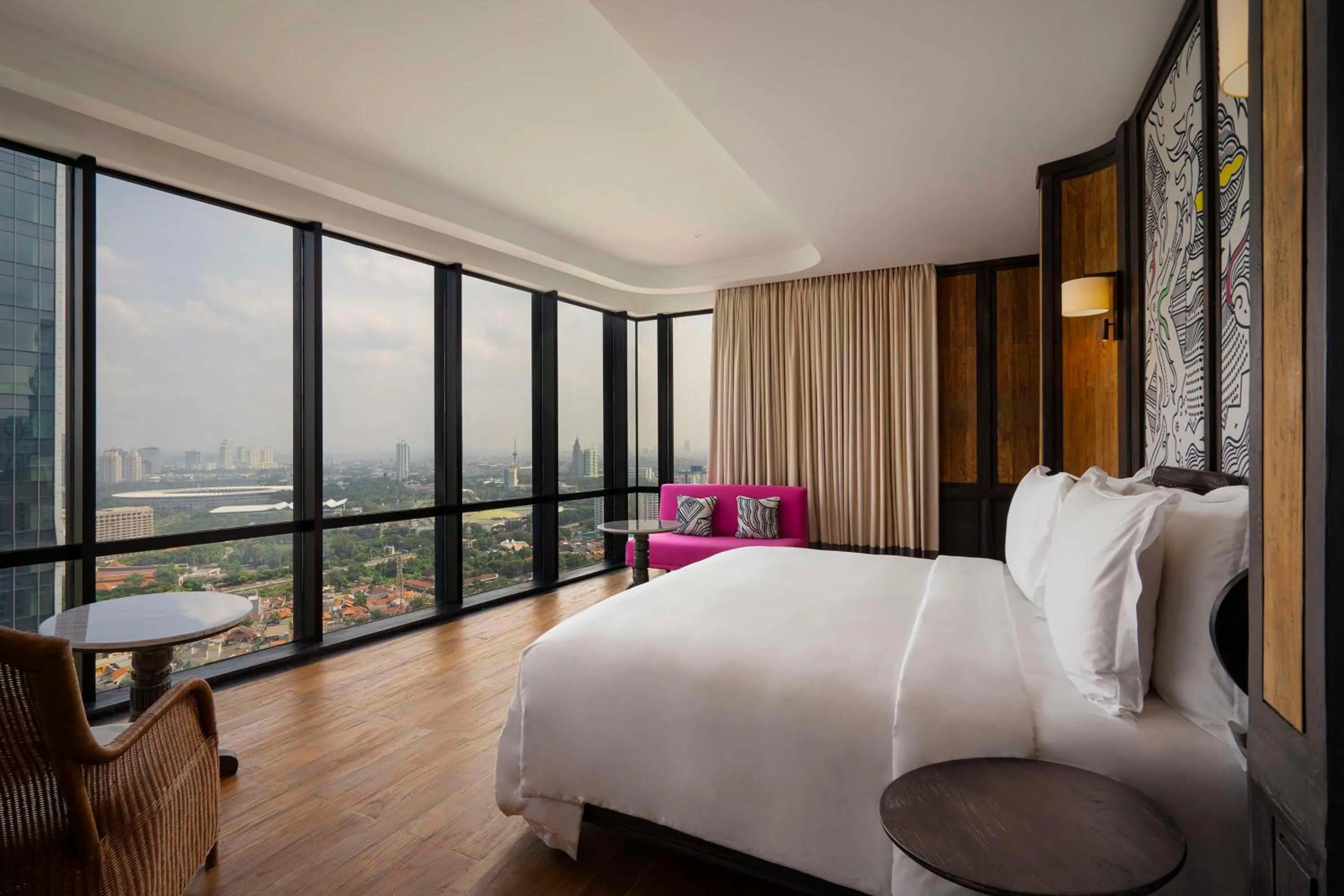 Bedroom, Bed in The Orient Jakarta, a Royal Hideaway Hotel