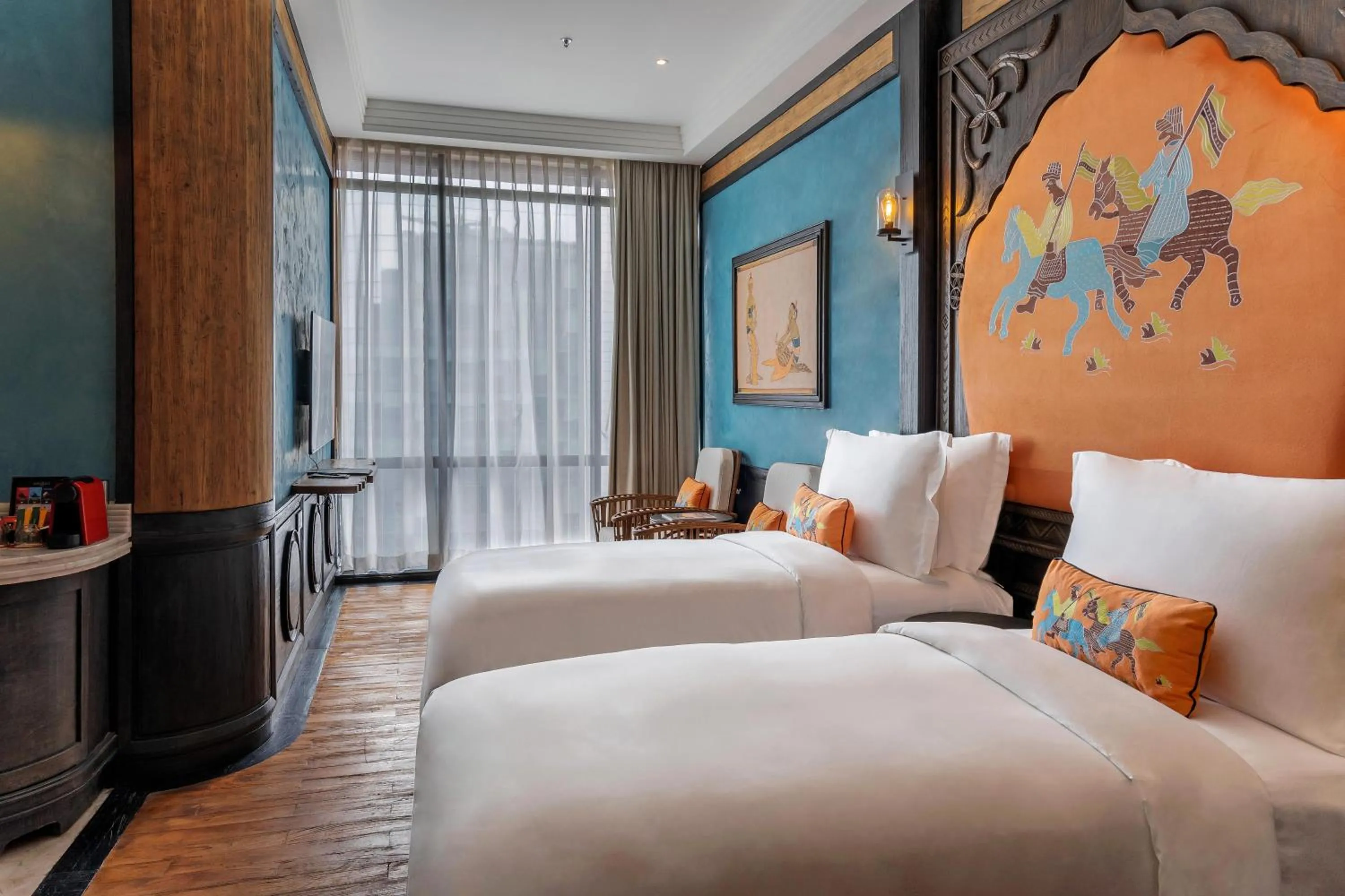 Bed in The Orient Jakarta, a Royal Hideaway Hotel