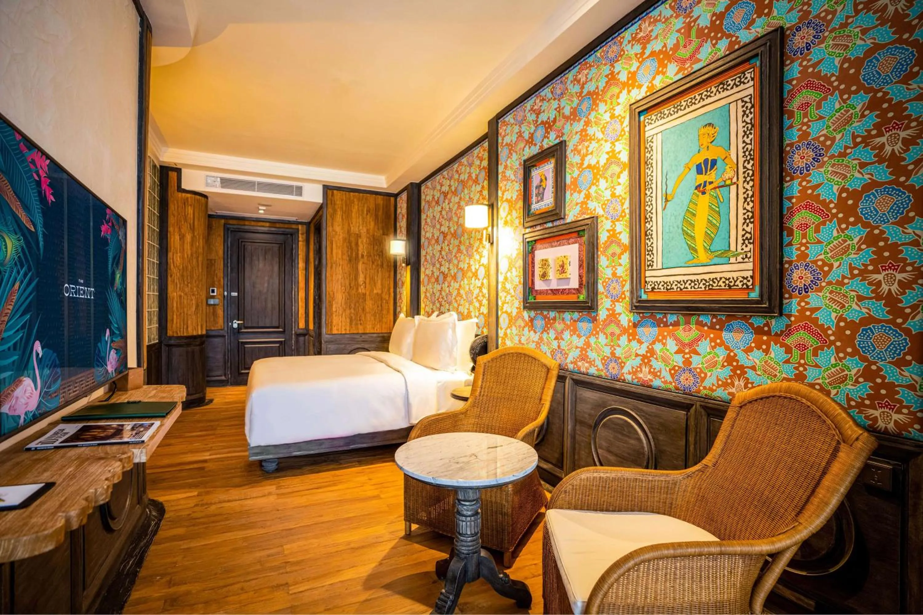 Bedroom, Bed in The Orient Jakarta, a Royal Hideaway Hotel