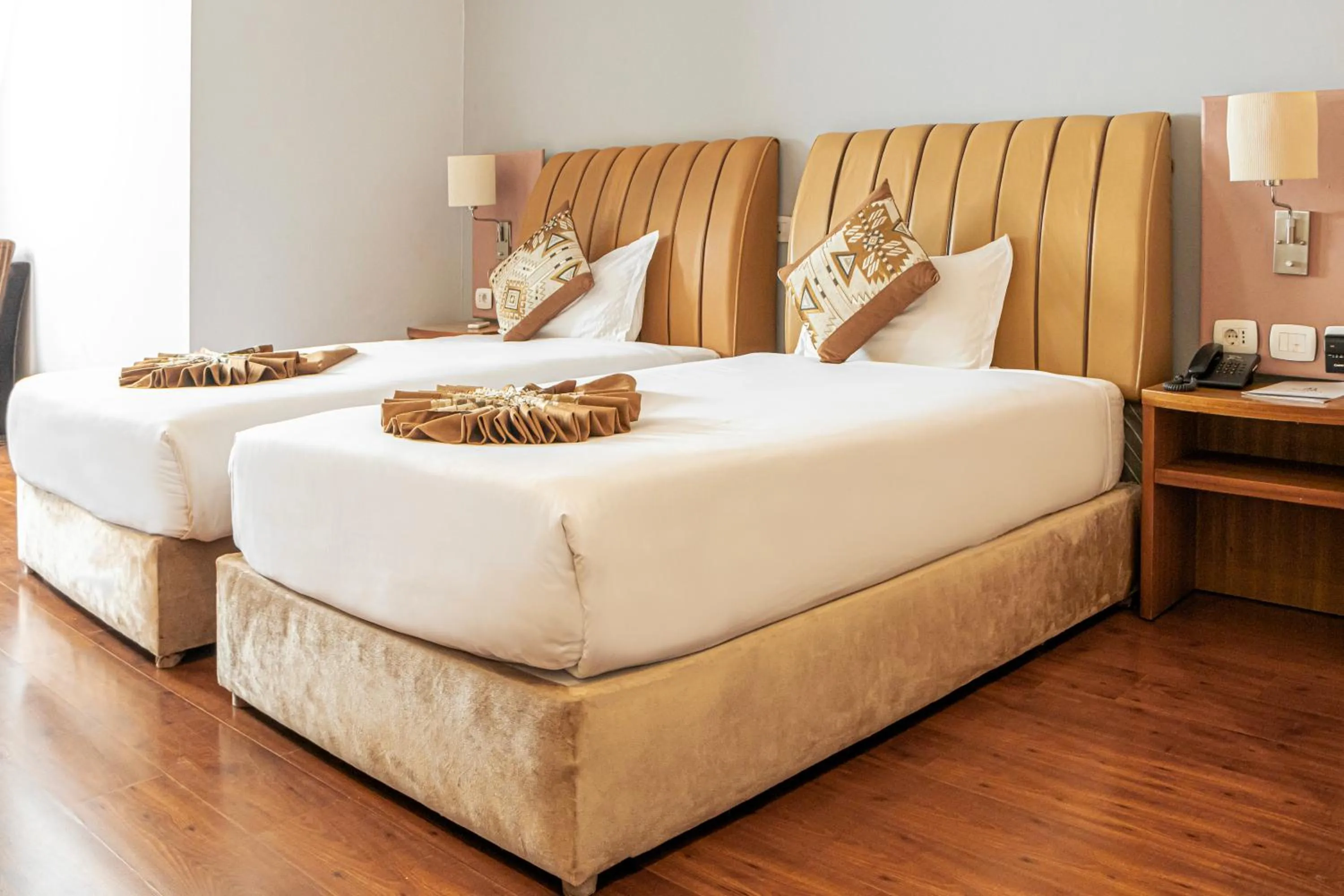 Bed in Bonanza Addis Hotel