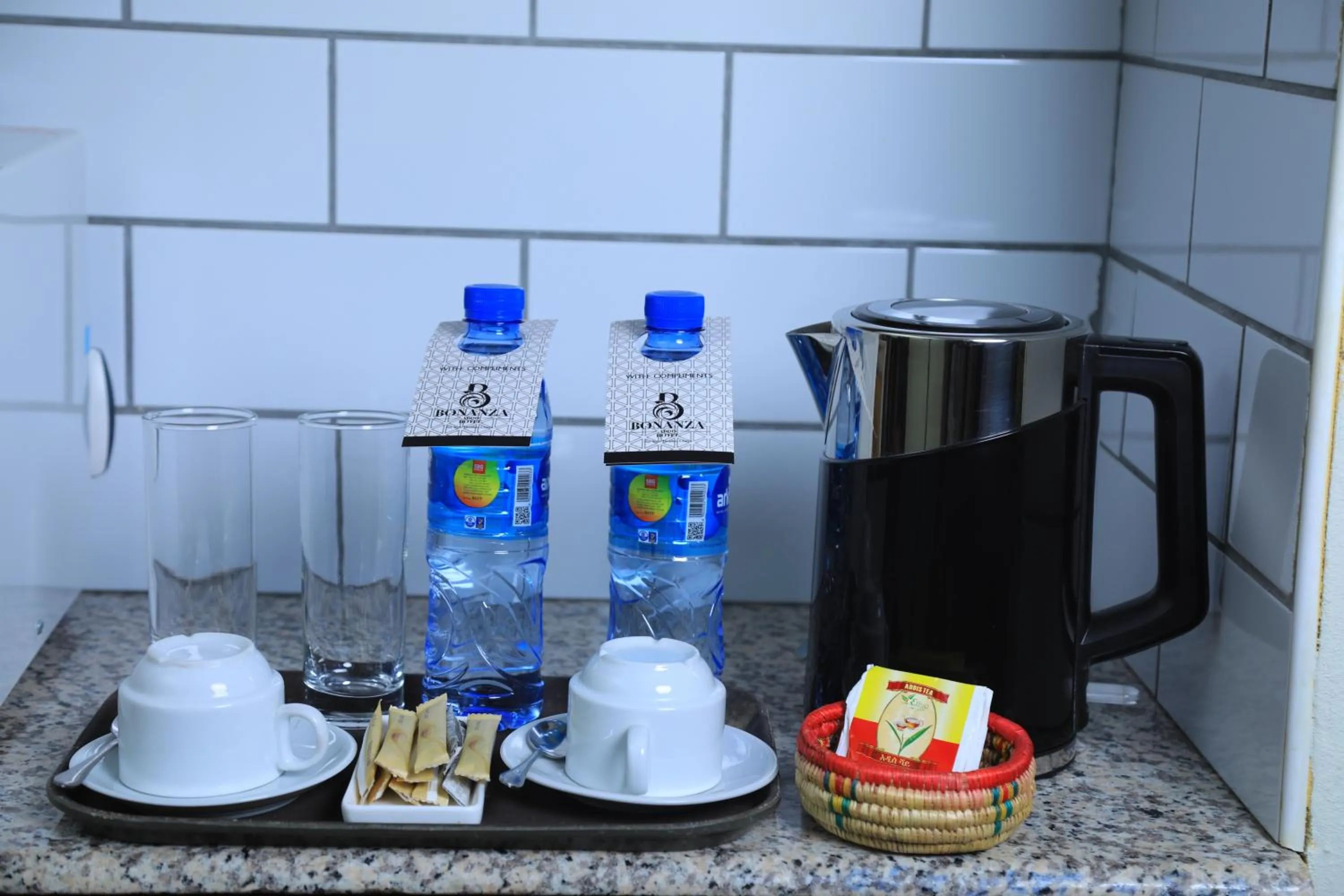 Drinks in Bonanza Addis Hotel