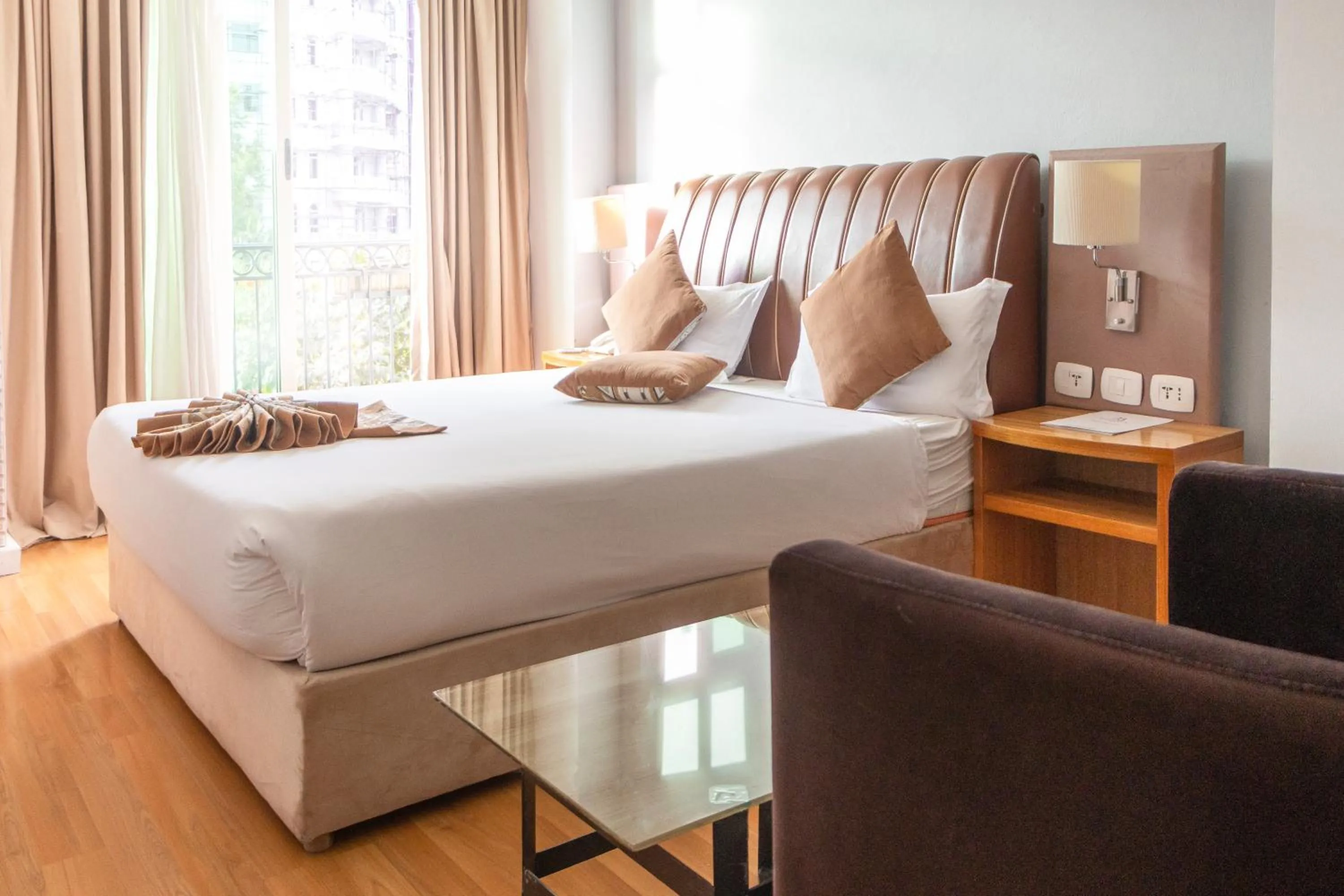 Bed in Bonanza Addis Hotel