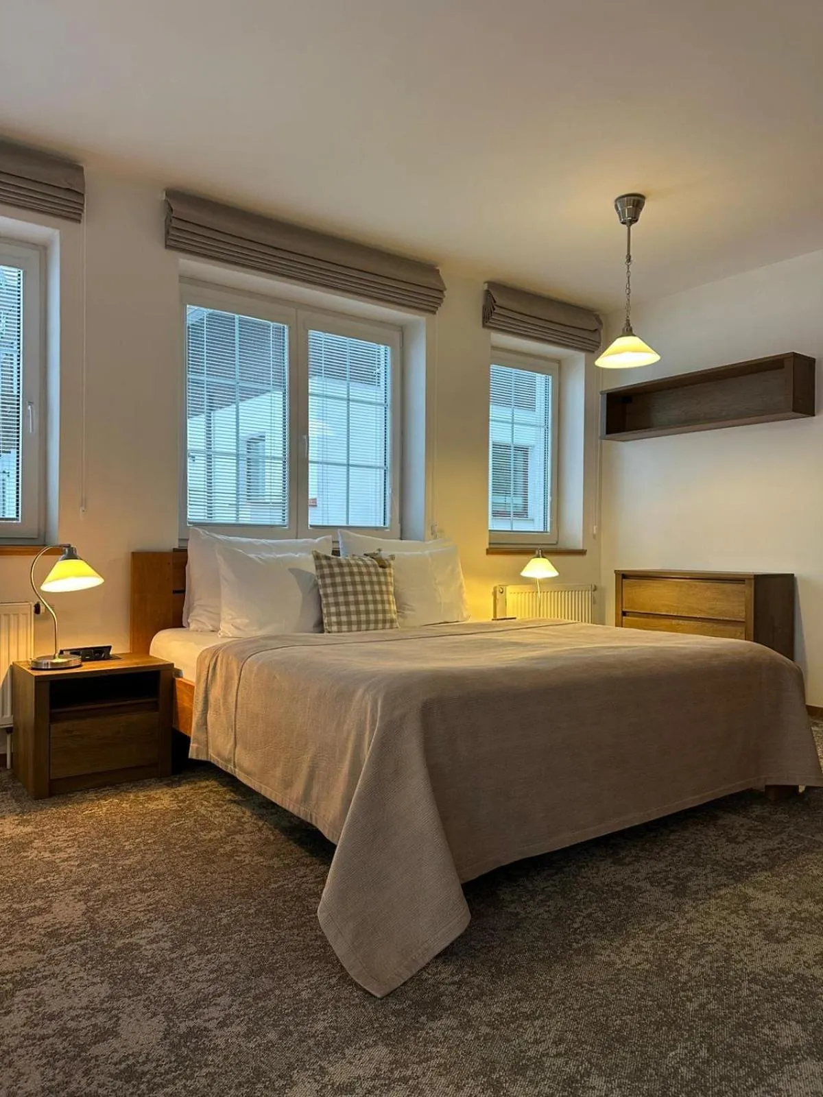 Bed in Hotel Bedriska Wellness Resort & Spa